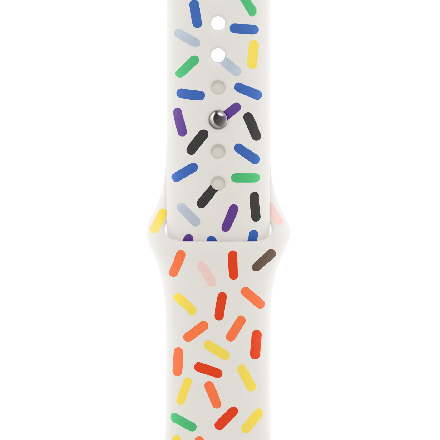 Bracelet sport pride Apple Watch - blanc