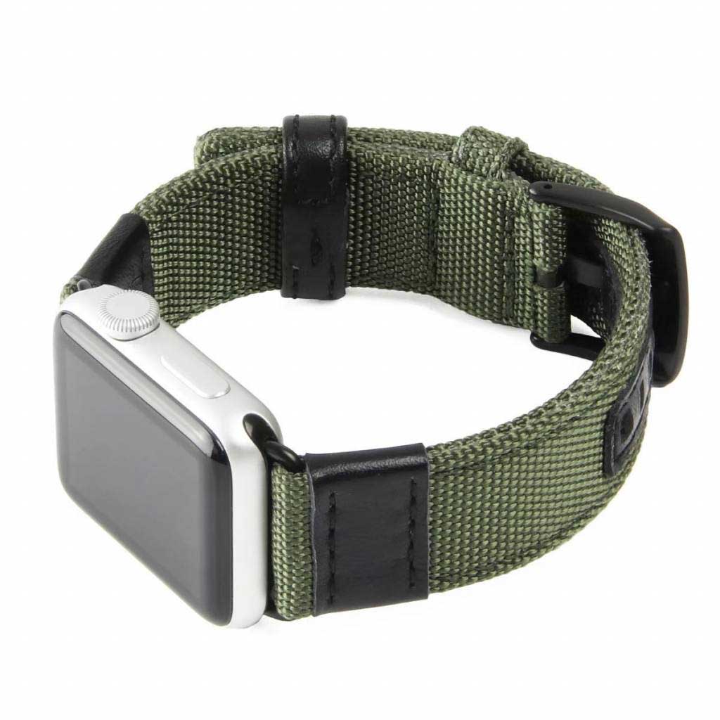 Bracelet nylon militaire Apple Watch - vert