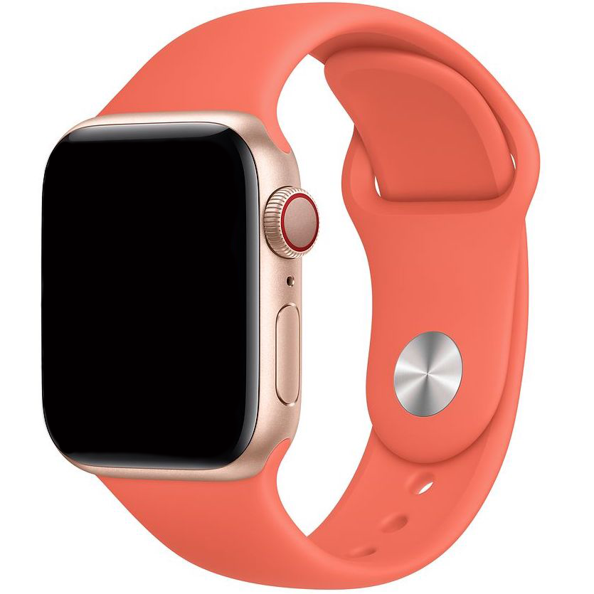 Bracelet sport Apple Watch - clémentine