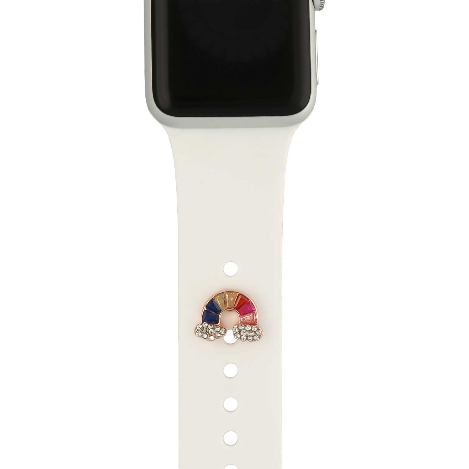 Bijoux Apple Watch - arc-en-ciel rose or