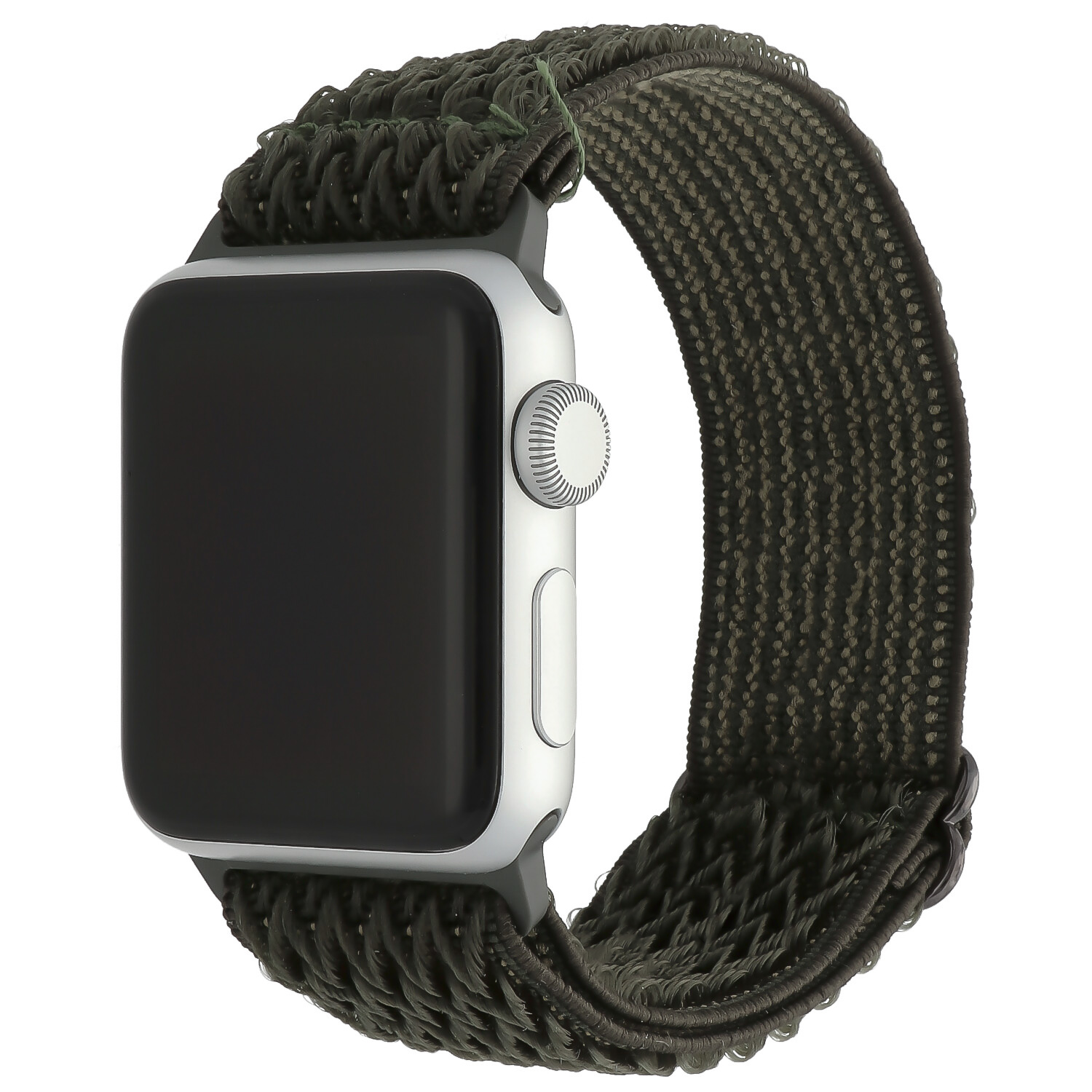 Bracelet nylon solo Apple Watch - vert armée