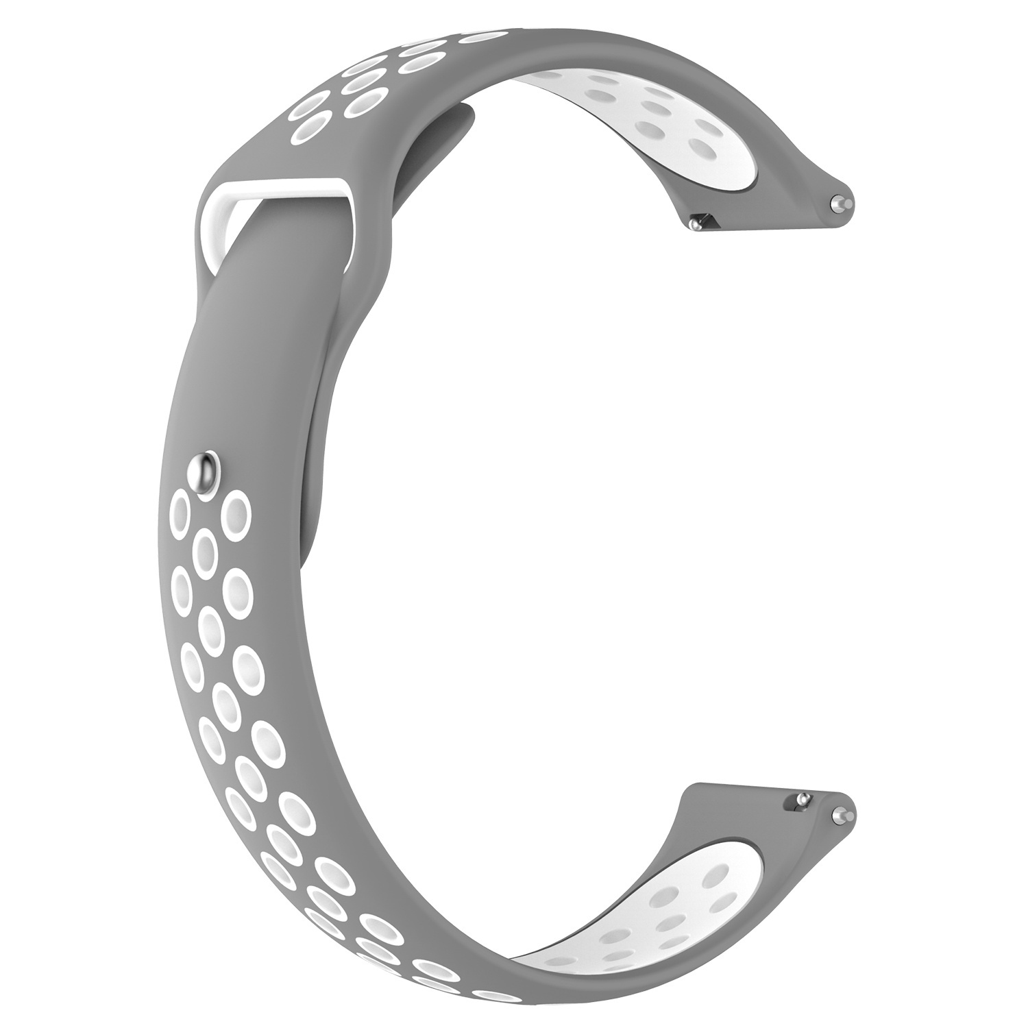 Bracelet sport double Huawei Watch GT - gris blanc