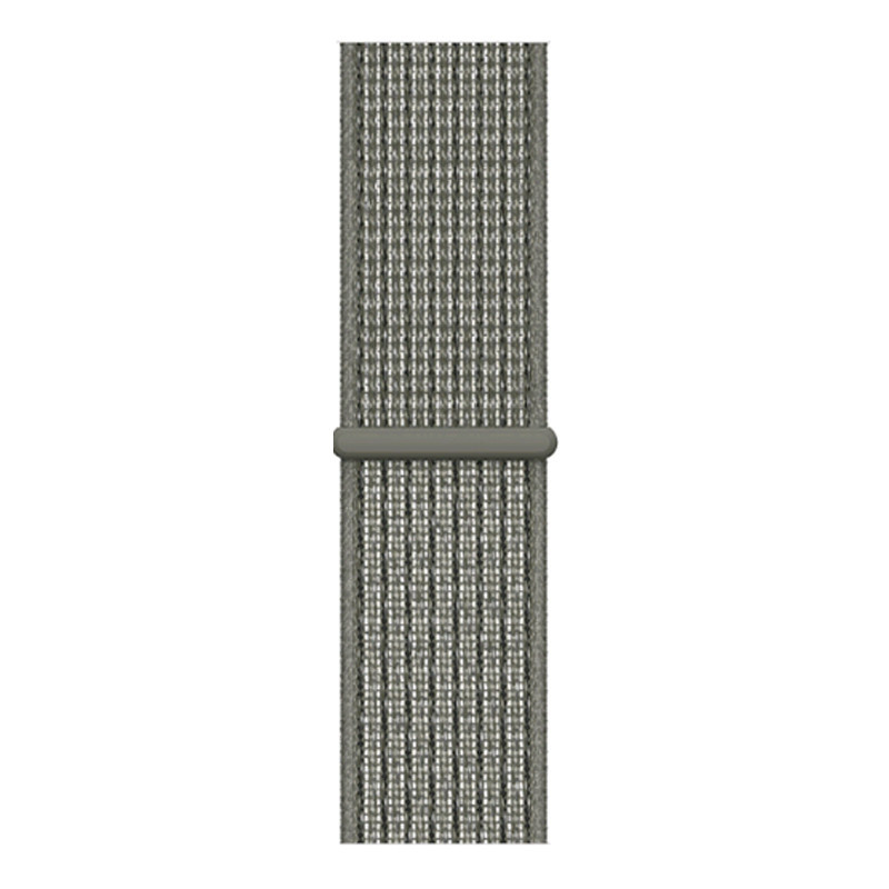 Bracelet boucle sport en nylon Apple Watch sportif - brouillard