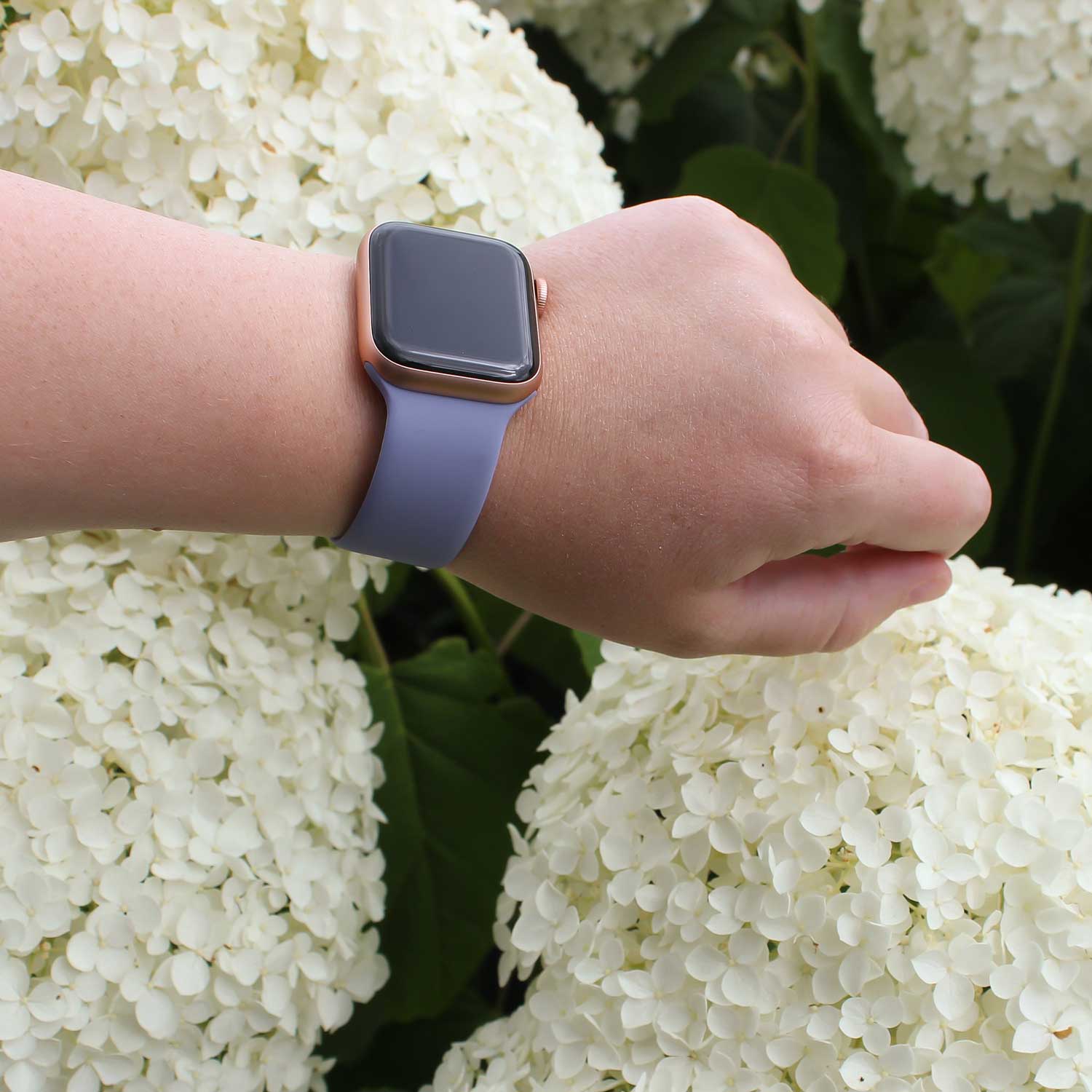 Bracelet sport Boucle unique Apple Watch - lavande anglaise