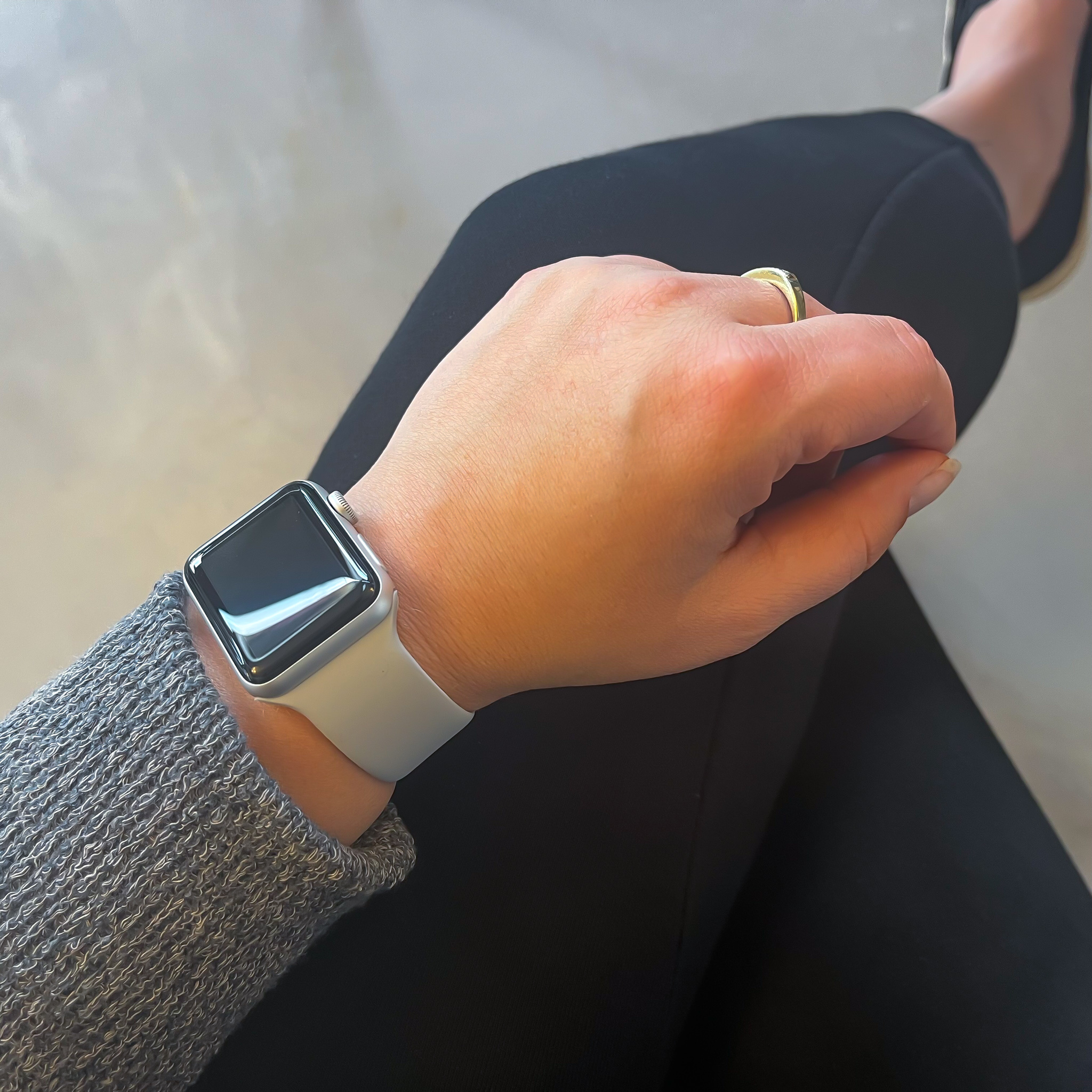 Bracelet sport Boucle unique Apple Watch - gris