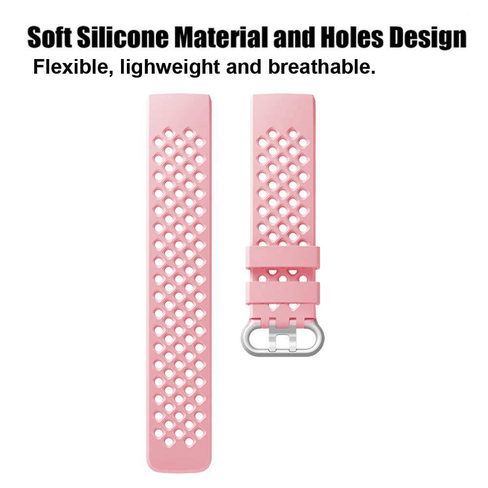 Bracelet sport point Fitbit Charge 3 & 4 - rose