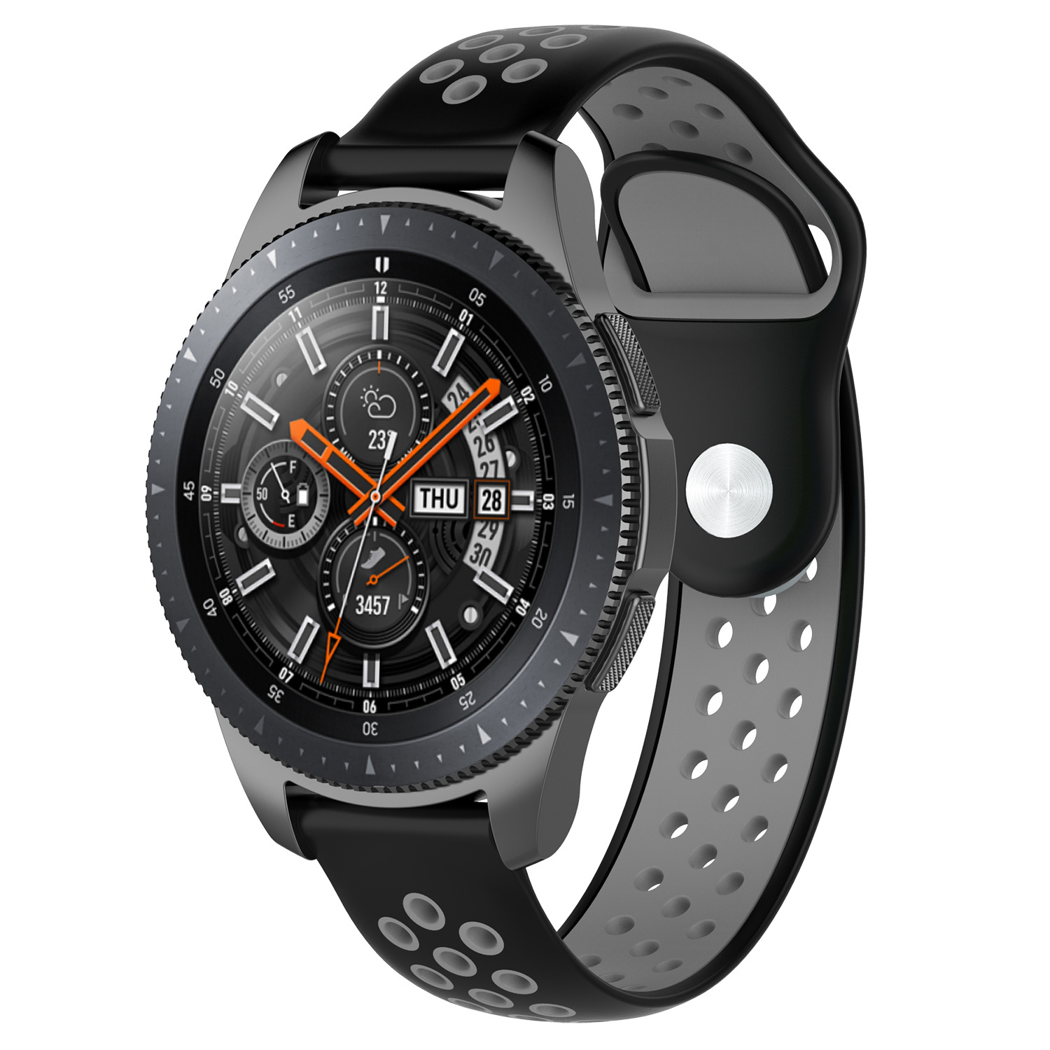 Bracelet sport double Samsung Galaxy Watch - noir gris