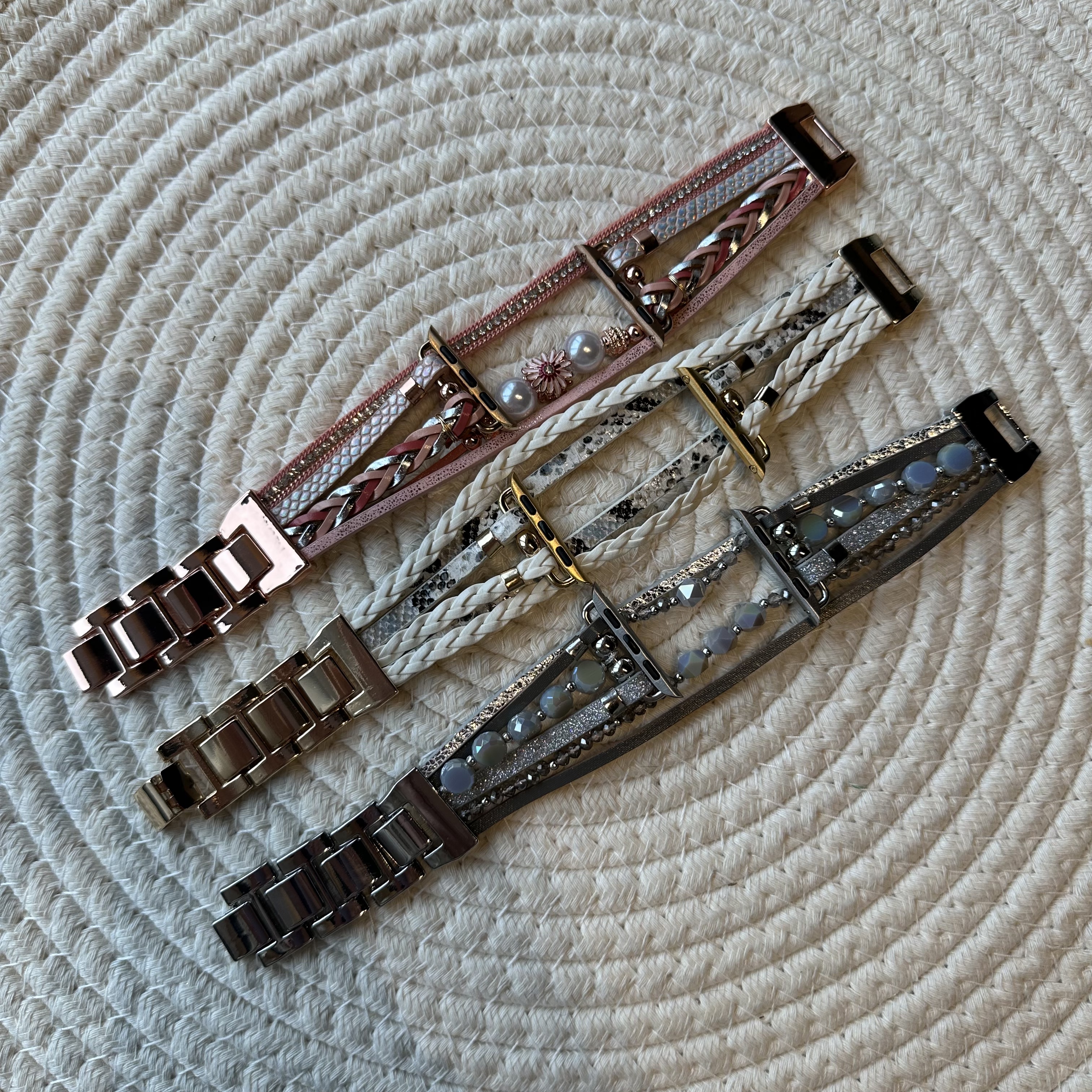 Bracelet à bijoux Apple Watch – Mandy gris
