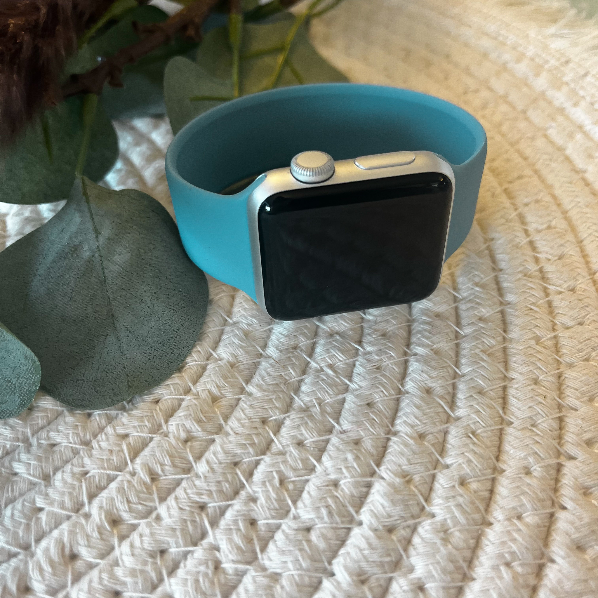 Bracelet sport Boucle unique Apple Watch - bleu nord