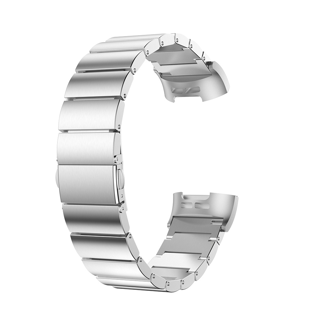Bracelet acier maillons Fitbit Charge 3 & 4 - argent
