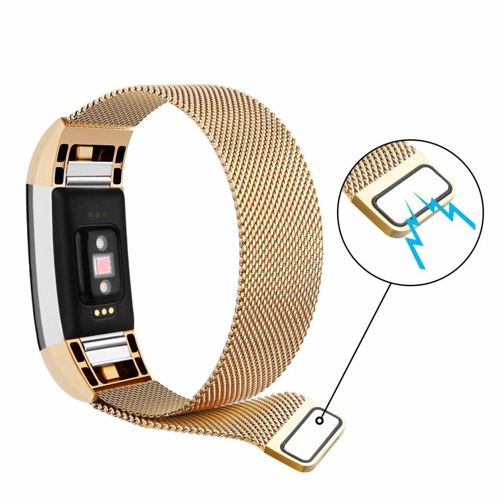 Bracelet milanais Fitbit Charge 2 - or