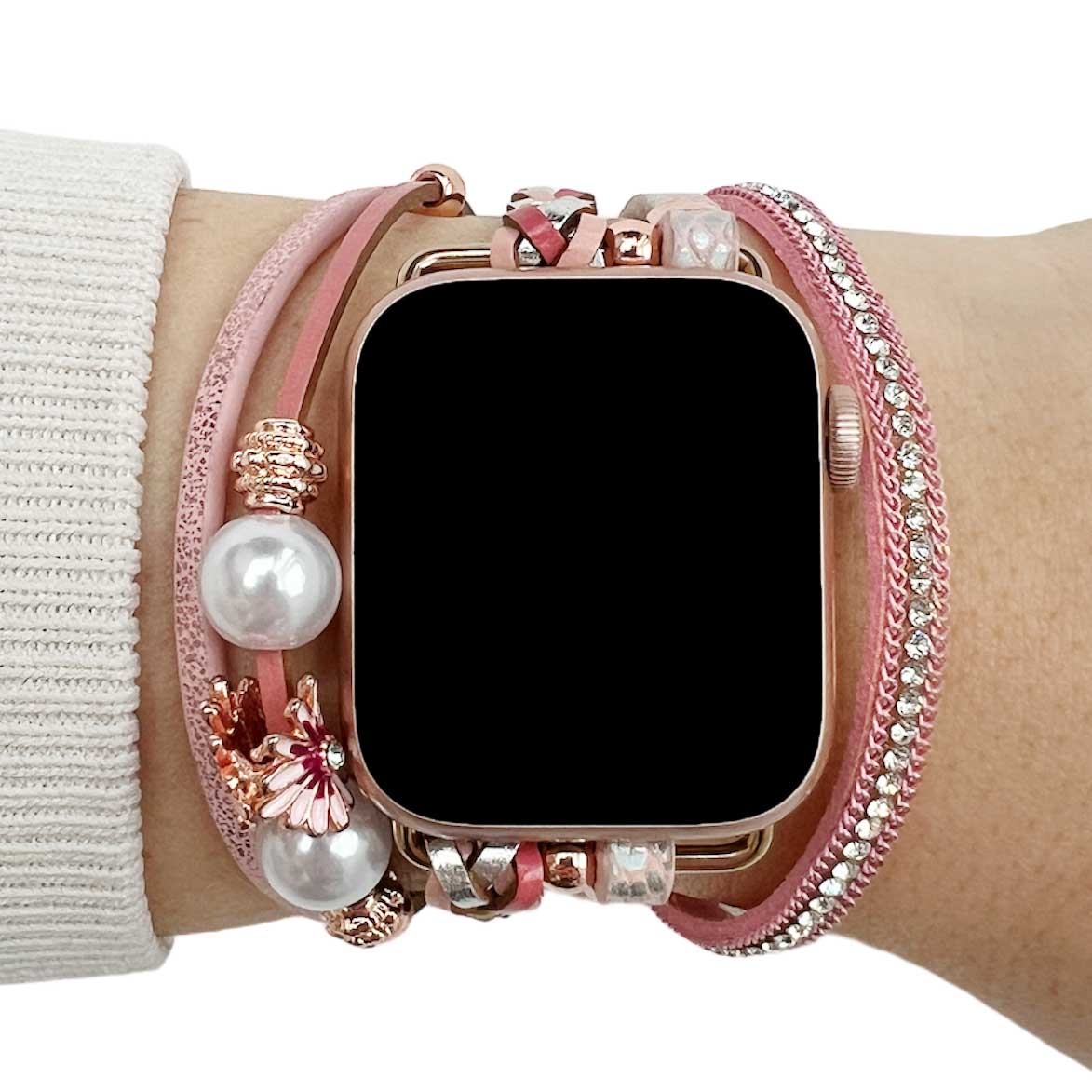 Bracelet à bijoux Apple Watch – Liz rose