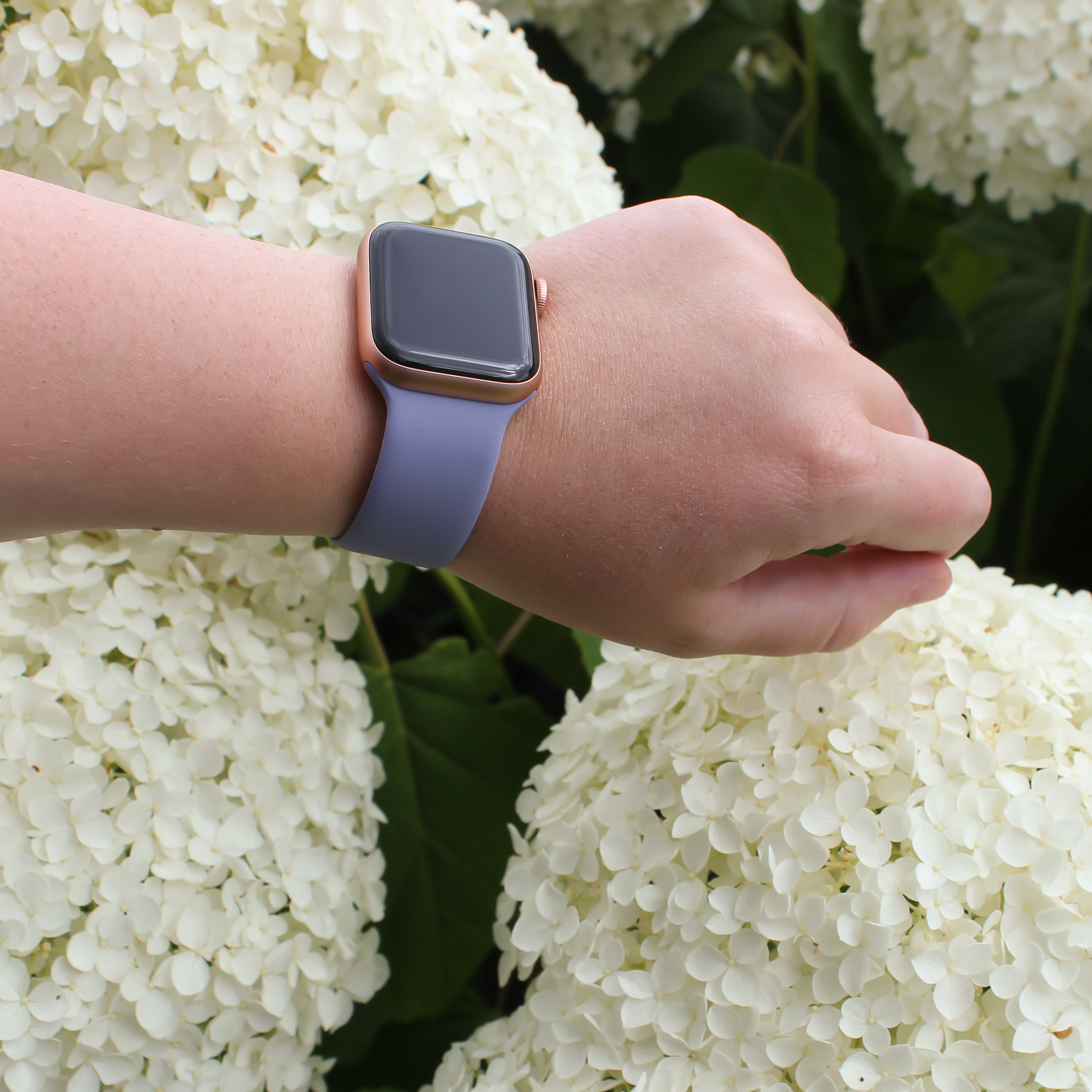 Bracelet sport Boucle unique Apple Watch - lavande anglaise