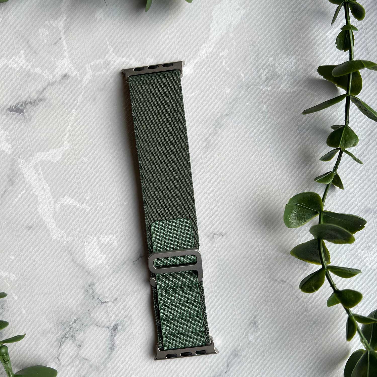 Bracelet Alpine en nylon Apple Watch - vert