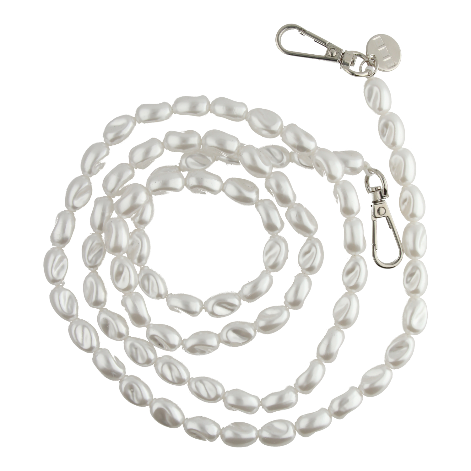 Cordon téléphone Pearl - argent