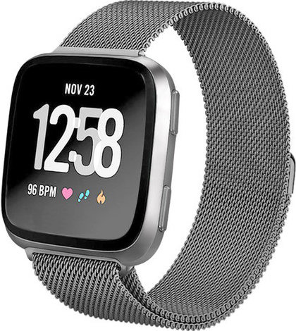Bracelet milanais Fitbit Versa - gris espace