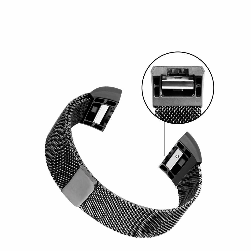 Bracelet milanais Fitbit Charge 2 - noir