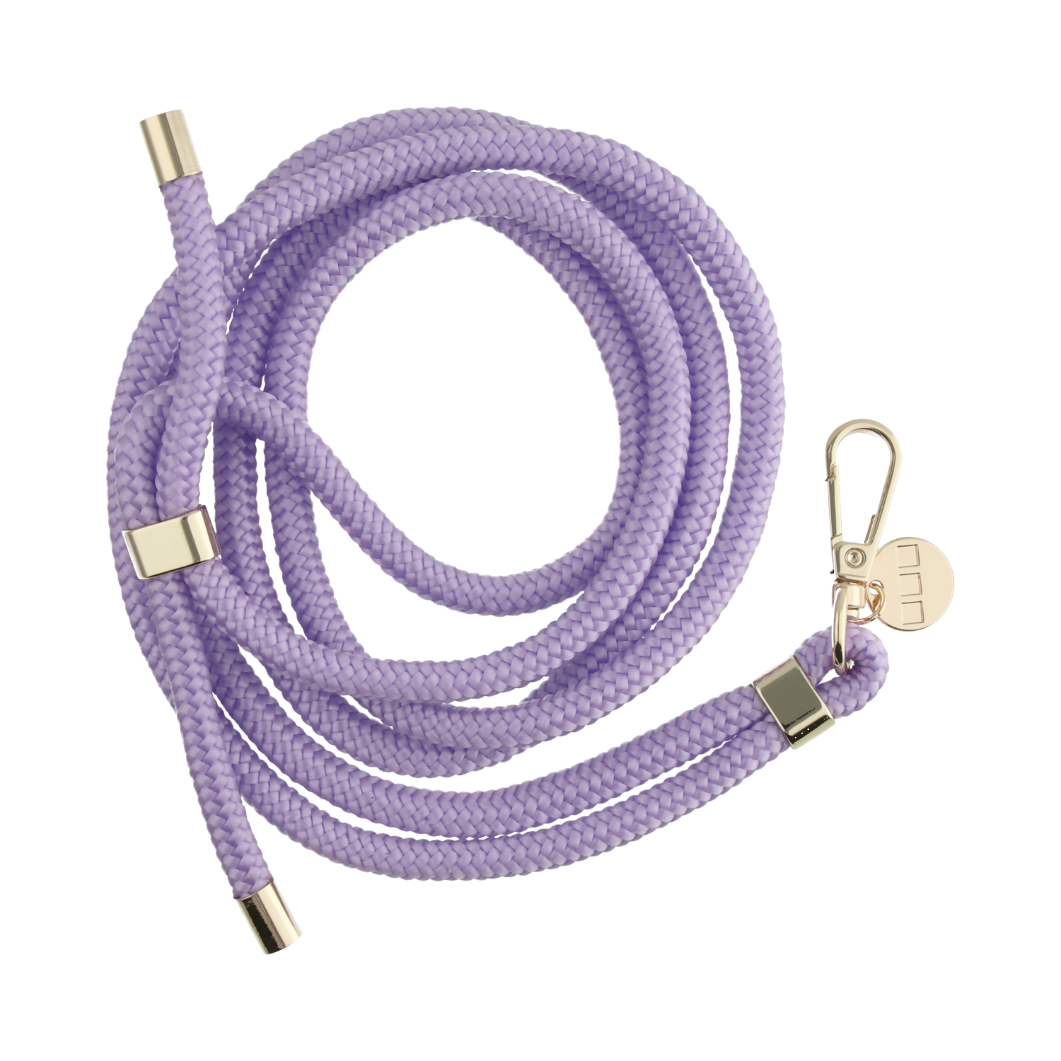 Cordon téléphone Longa - violet - doré