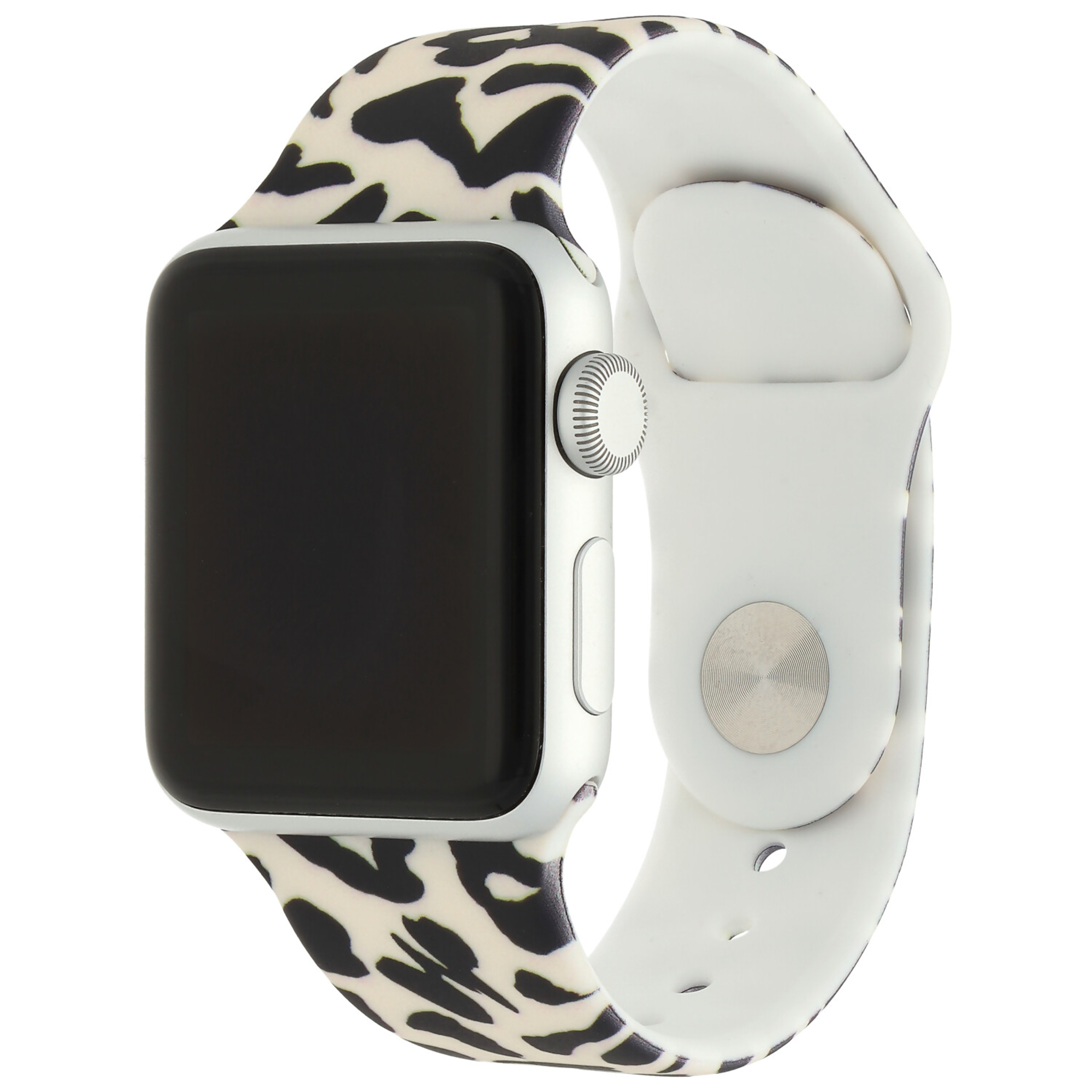 Bracelet sport imprimé Apple Watch - beige léopard