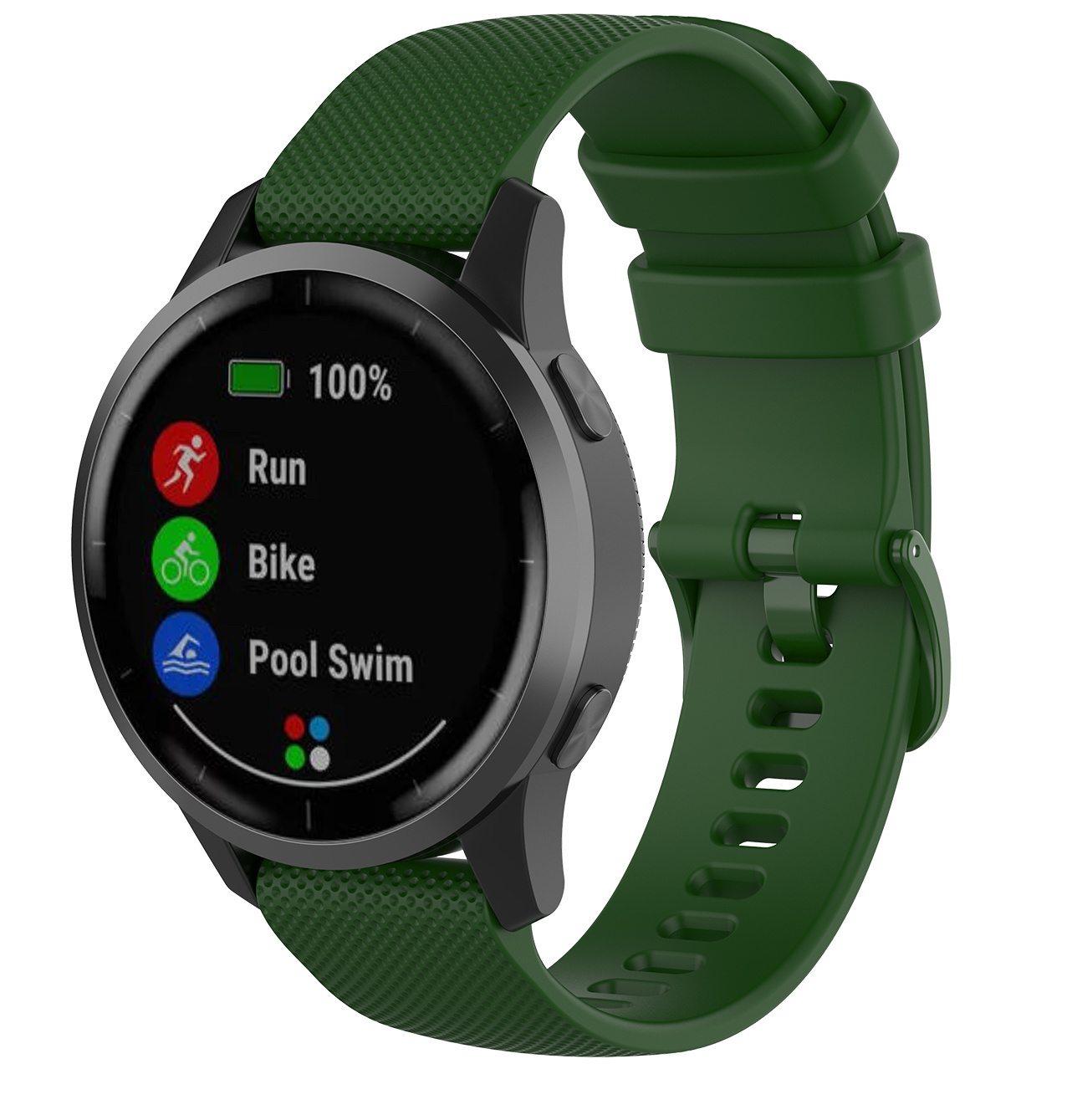Bracelet sport boucle Samsung Galaxy Watch - vert