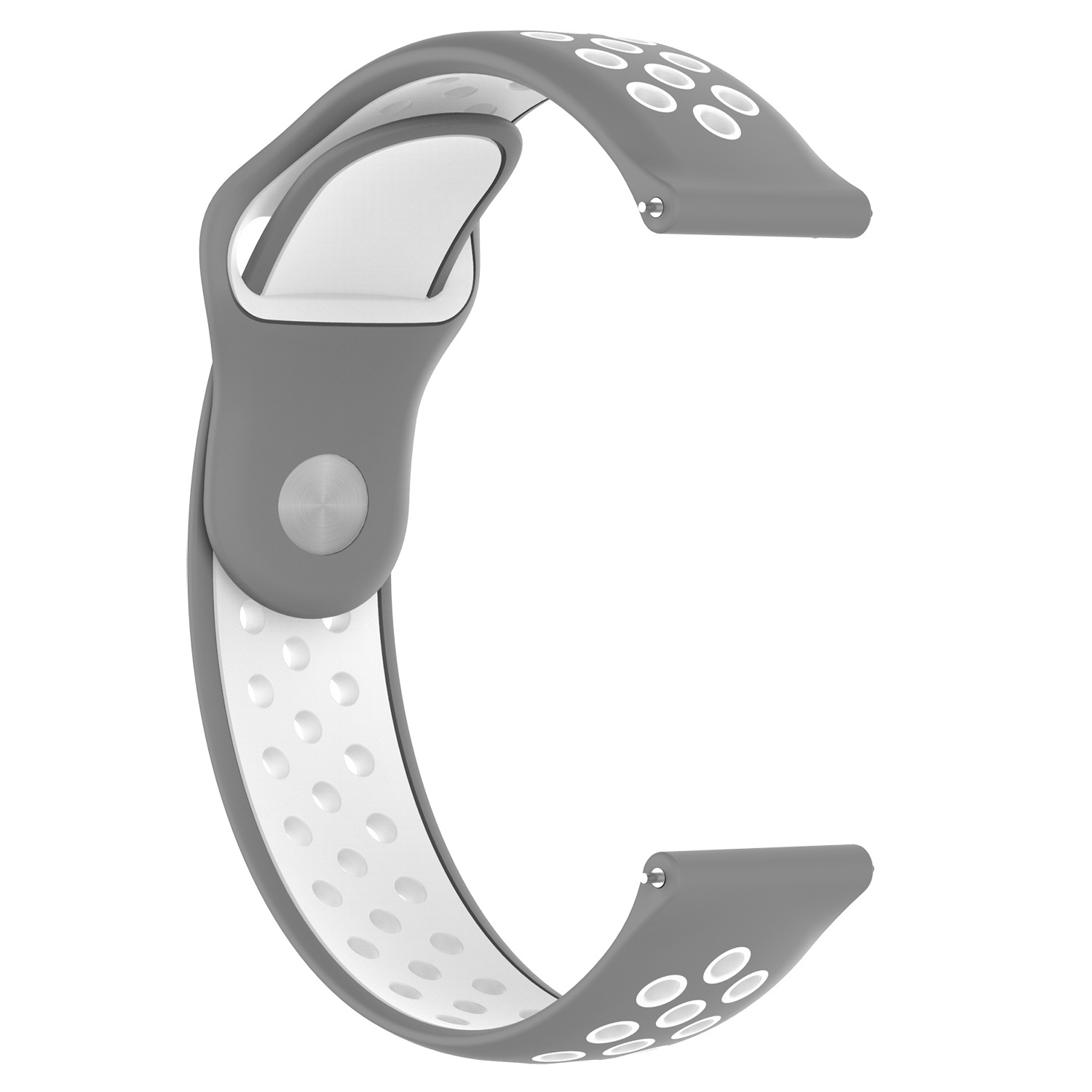 Bracelet sport double Huawei Watch GT - gris blanc