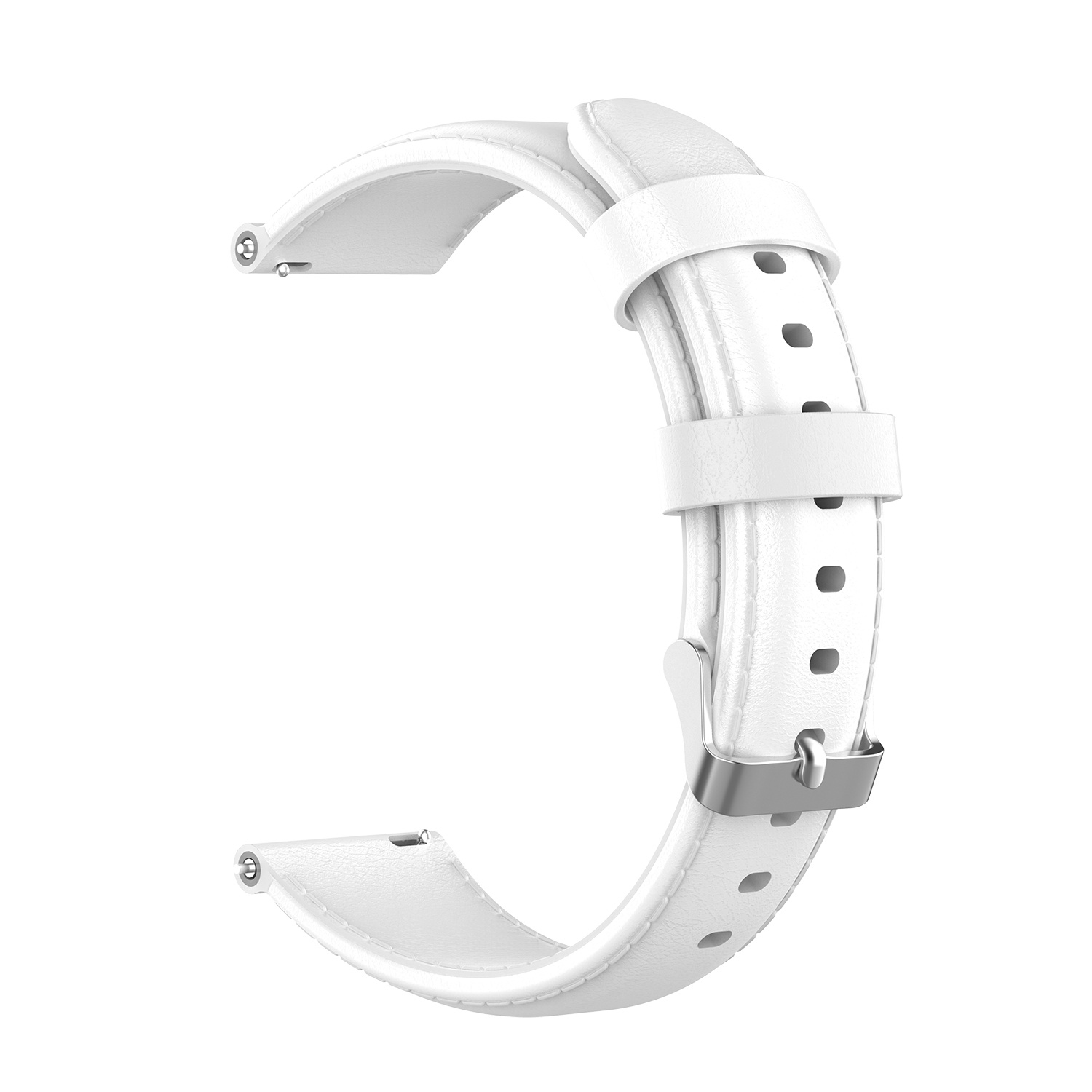 Bracelet en cuir Garmin Vivoactive / Vivomove - blanc