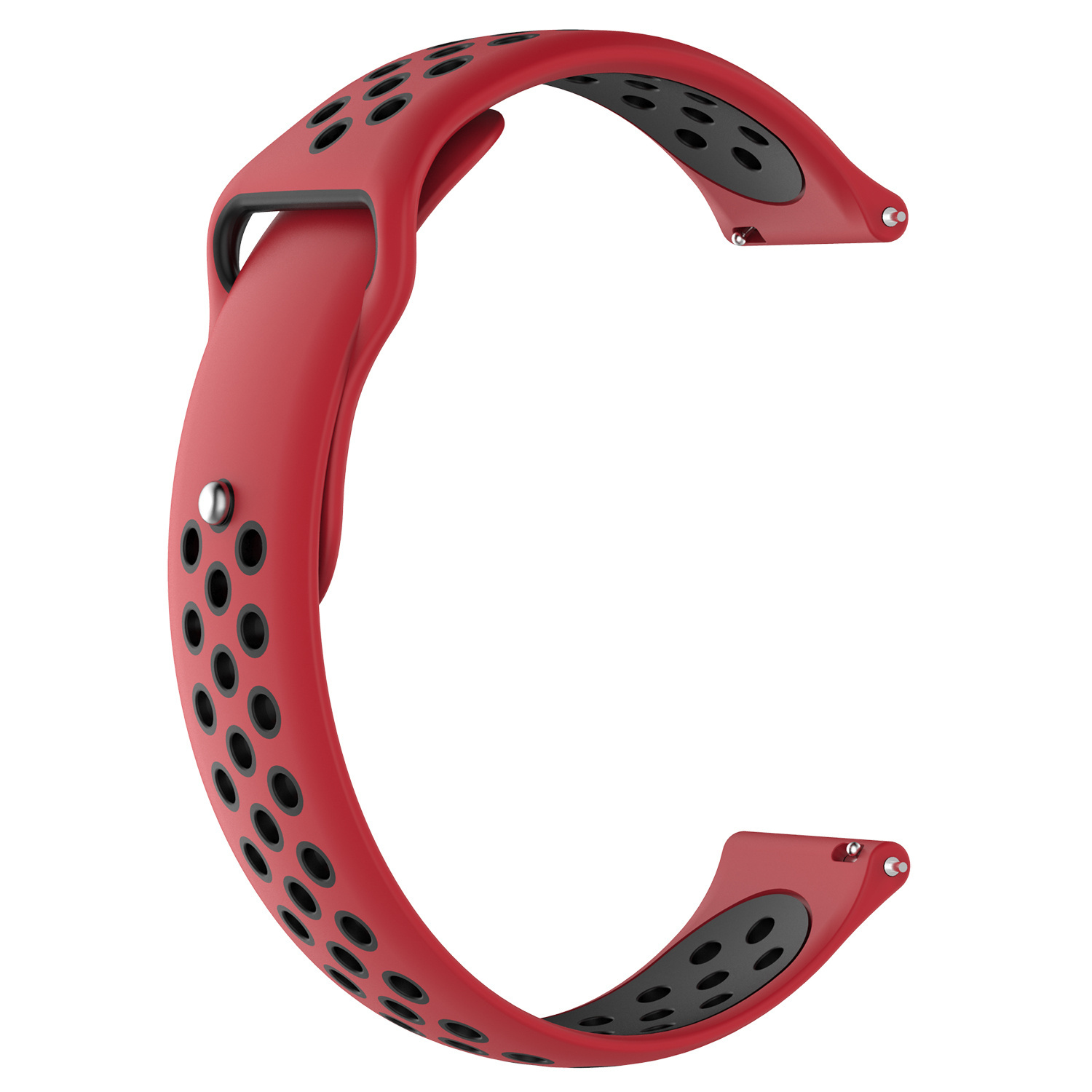 Bracelet sport double Samsung Galaxy Watch - rouge noir