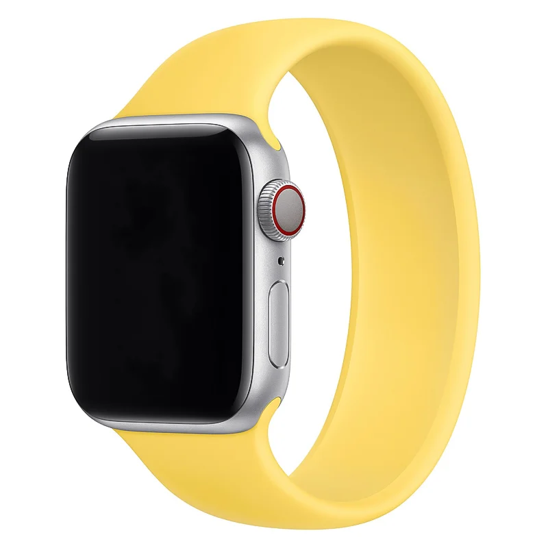 Bracelet jaune top apple watch