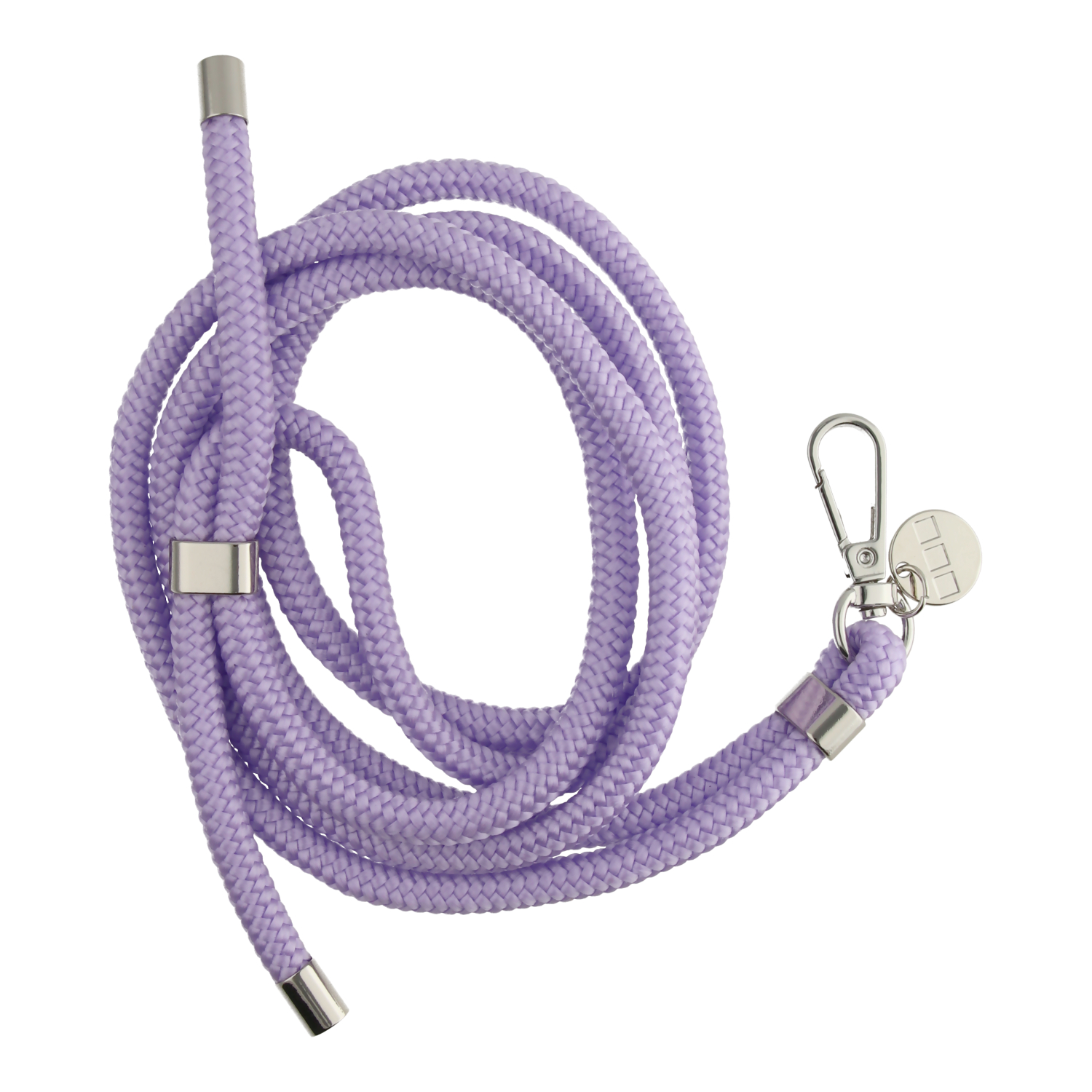 Cordon téléphone Longa - violet - argent