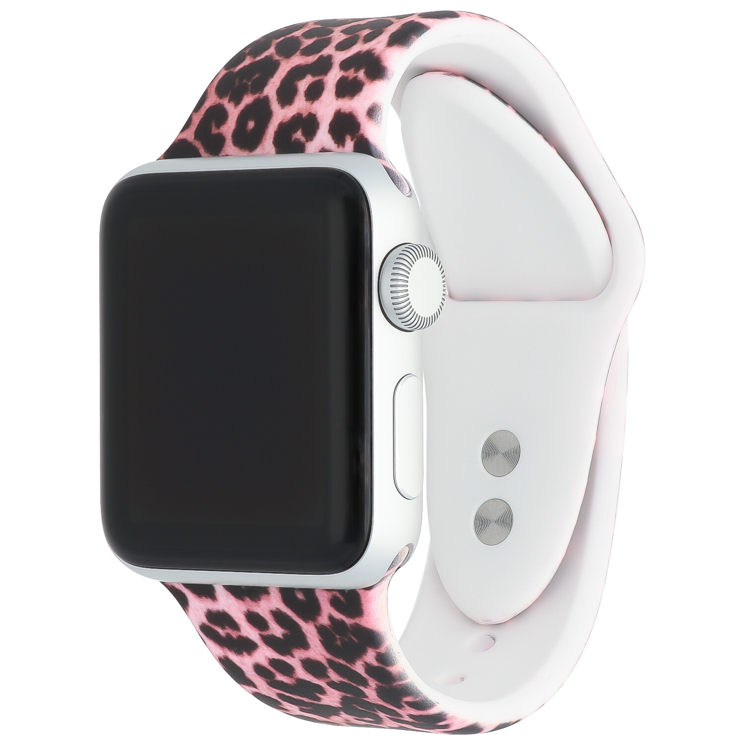 Bracelet sport imprimé Apple Watch - rose panthère