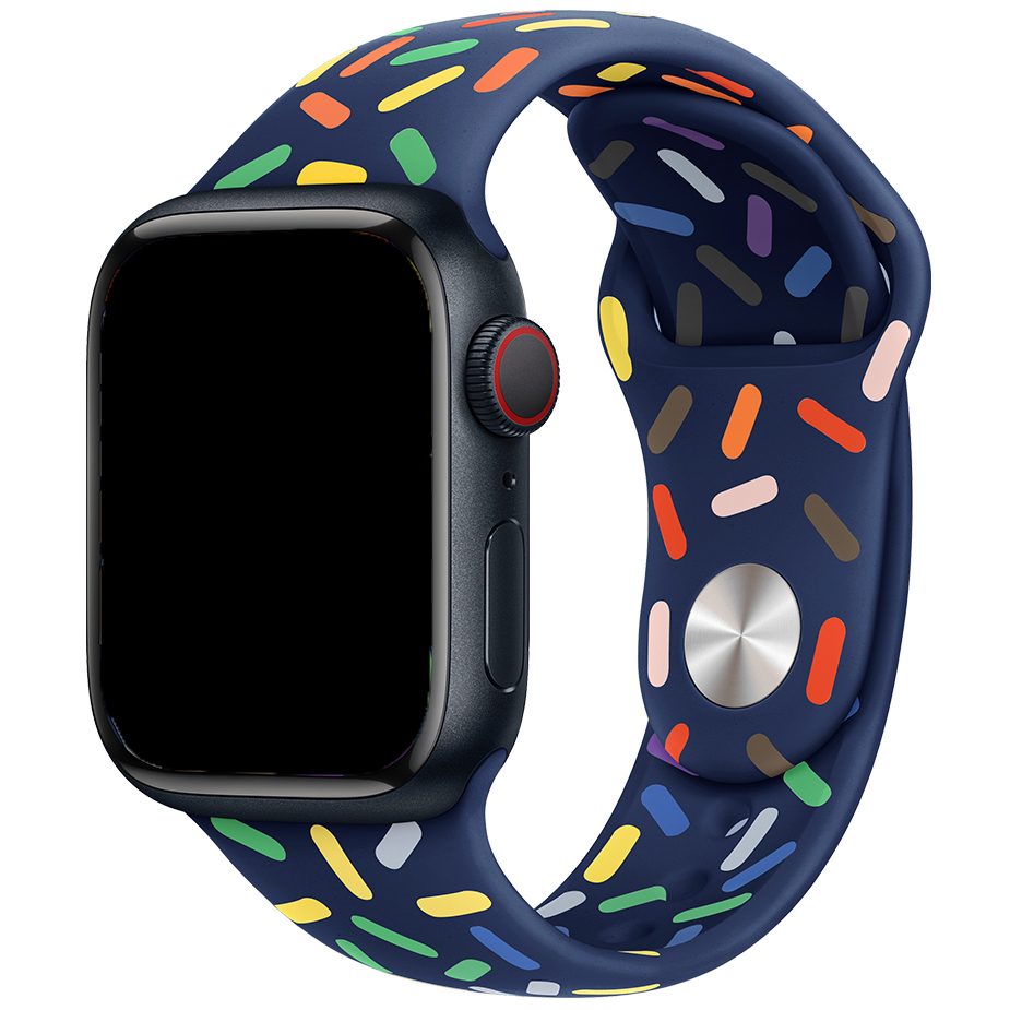 Bracelet sport pride Apple Watch - minuit