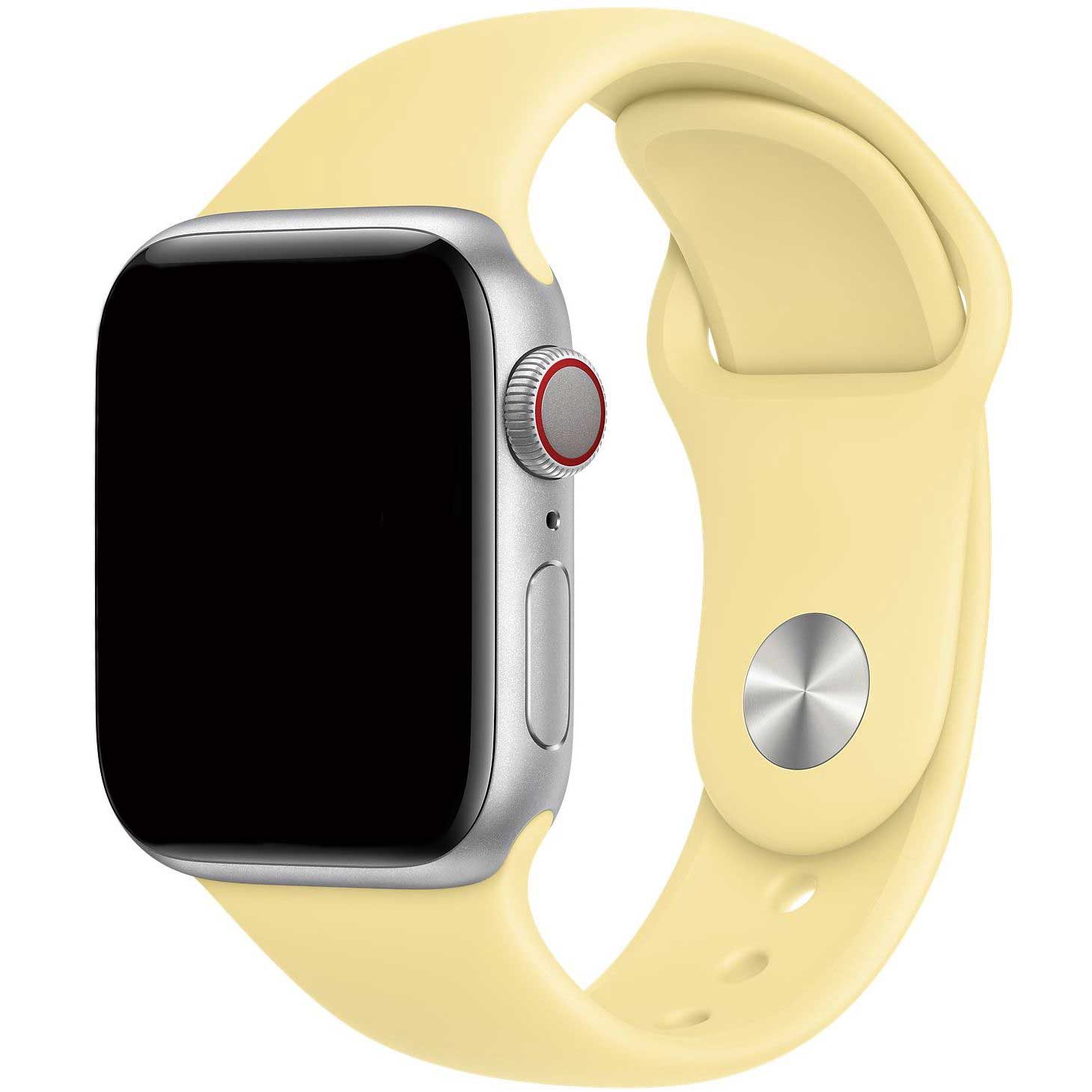 Bracelet sport Apple Watch - crème citron