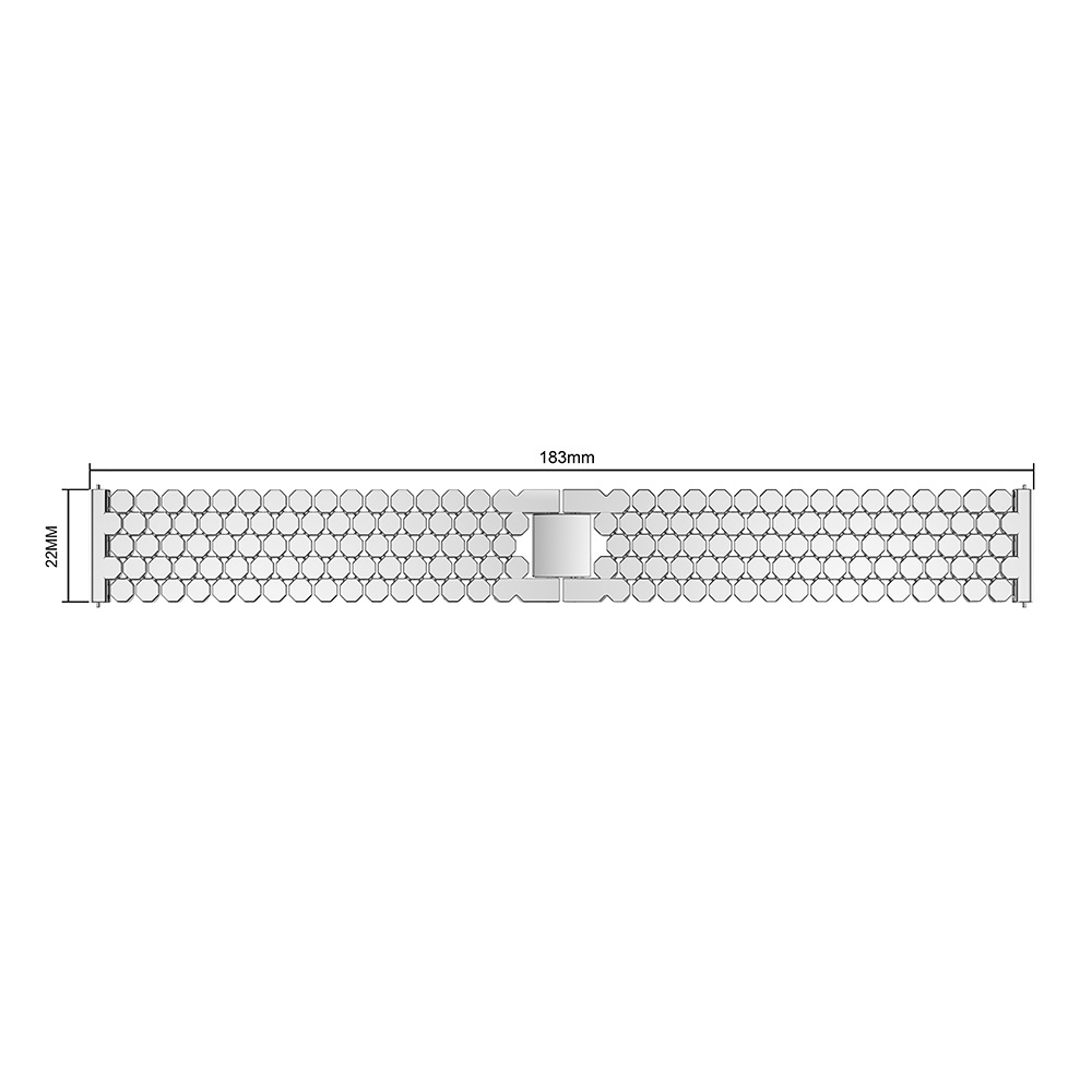 Bracelet acier poisson Polar Vantage M / Grit X - argent