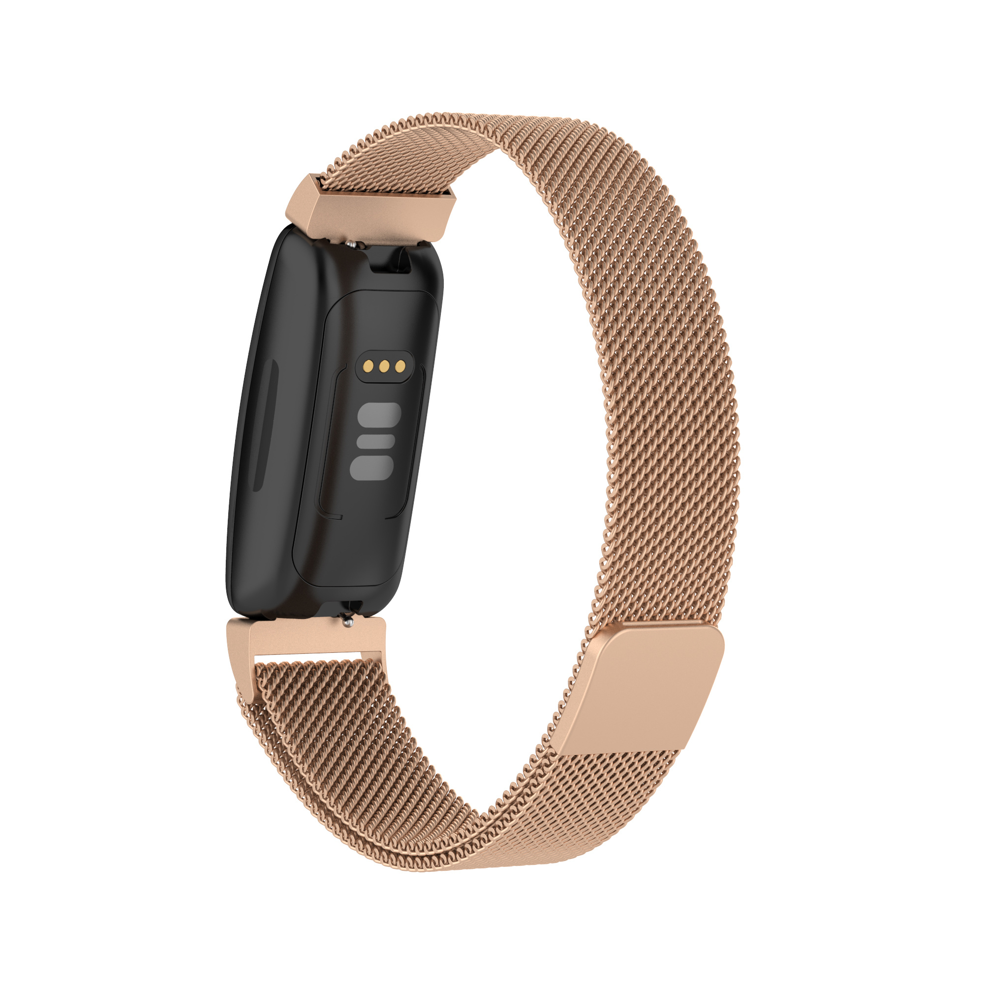 Fitbit Inspire 2 bracelet milanais - or rose