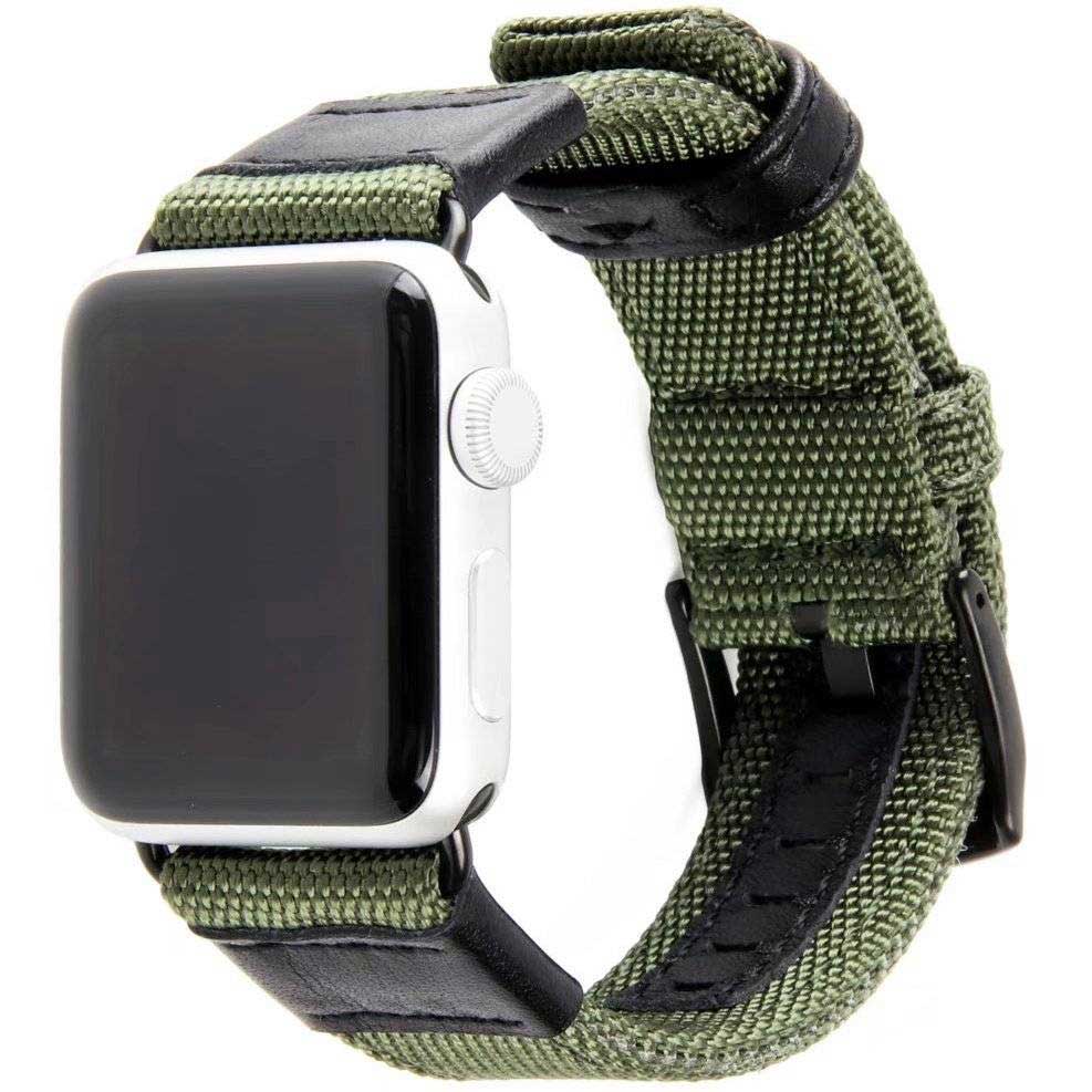 Bracelet nylon militaire Apple Watch - vert