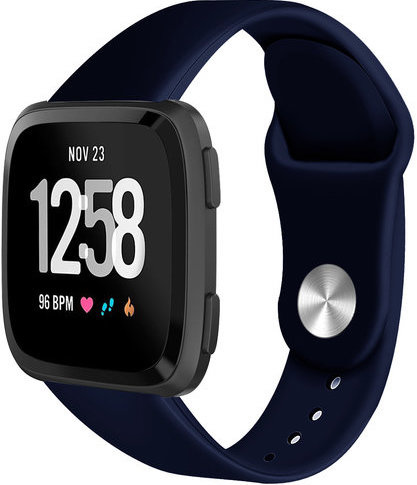 Bracelet sport en silicone Fitbit Versa - bleu marine