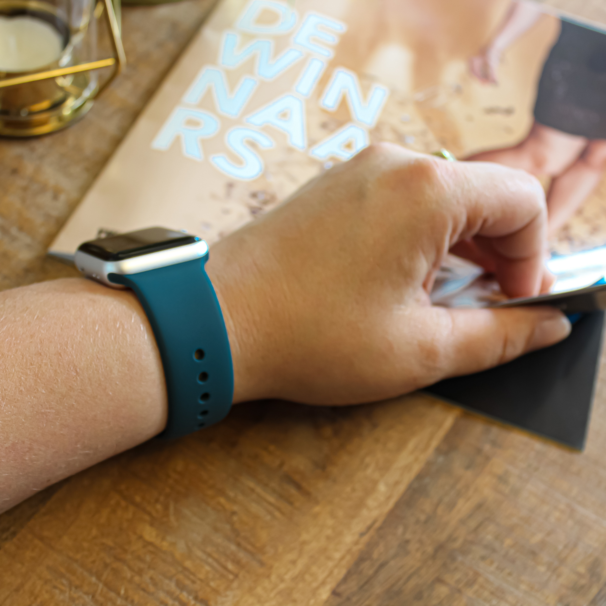 Bracelet sport Apple Watch - vert canard colvert