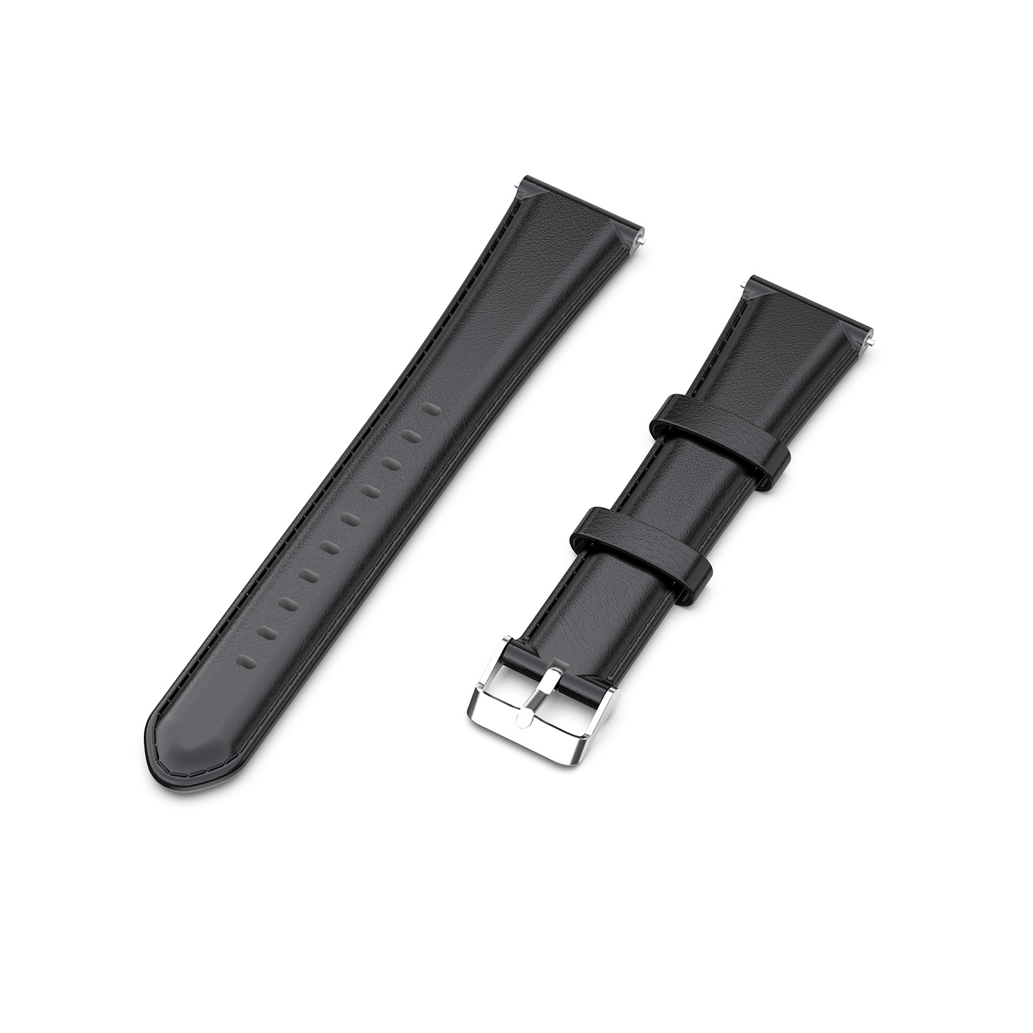 Bracelet en cuir Garmin Vivoactive / Vivomove - noir