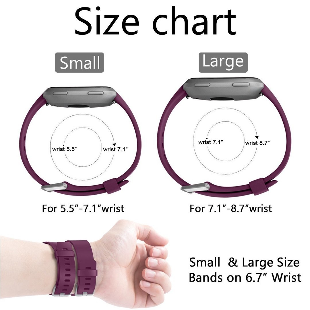 Bracelet sport Fitbit Versa - violet foncé
