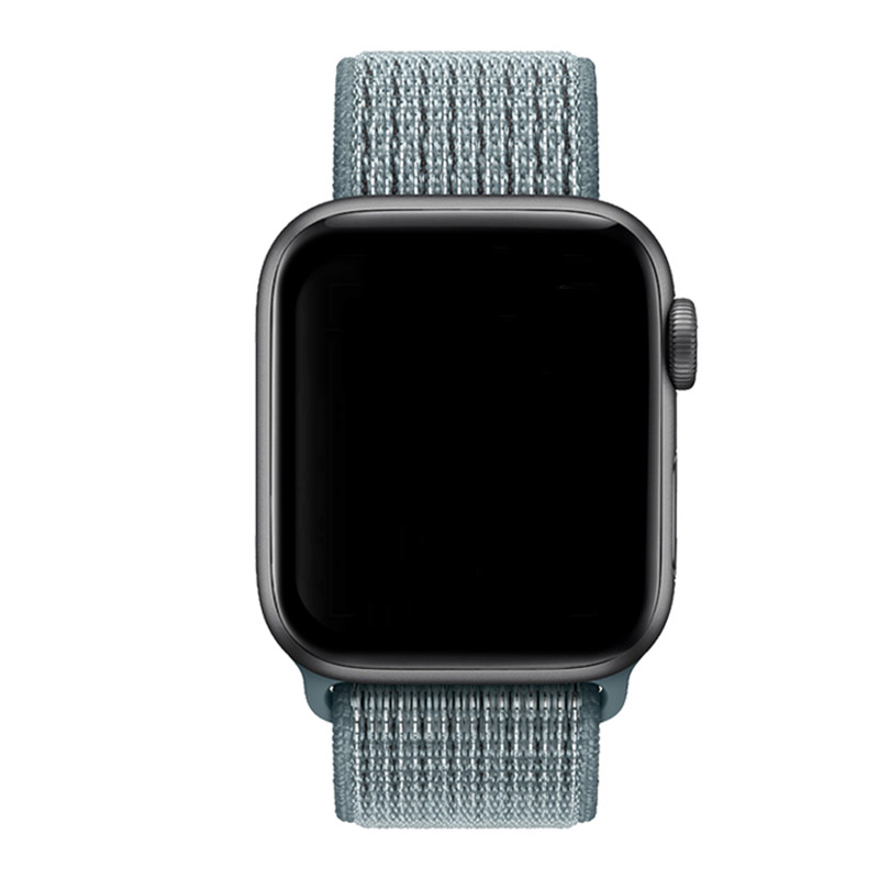 Bracelet boucle sport en nylon Apple Watch - sky teal