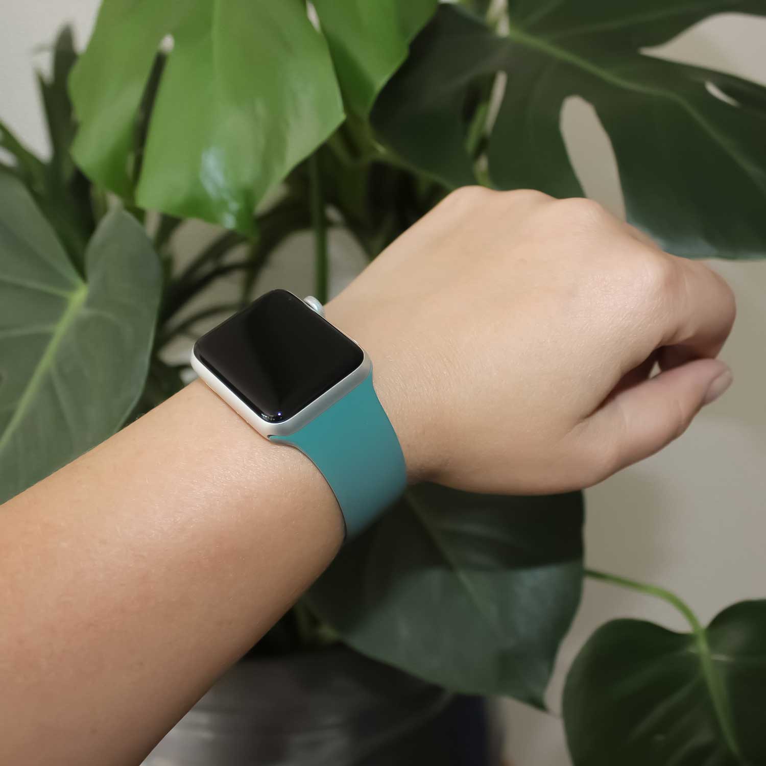 Bracelet sport Apple Watch - vert sapin