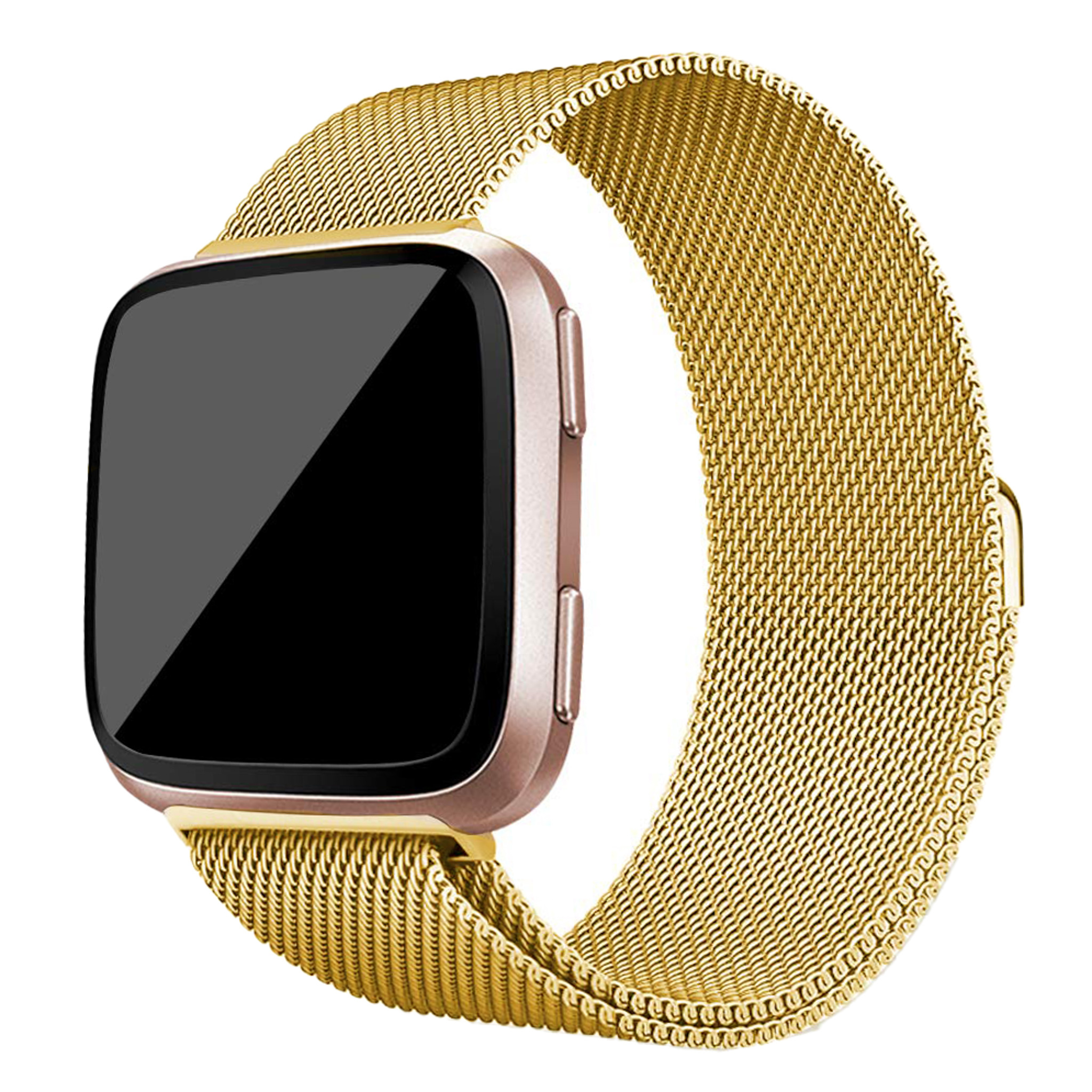 Bracelet milanais Fitbit Versa - or