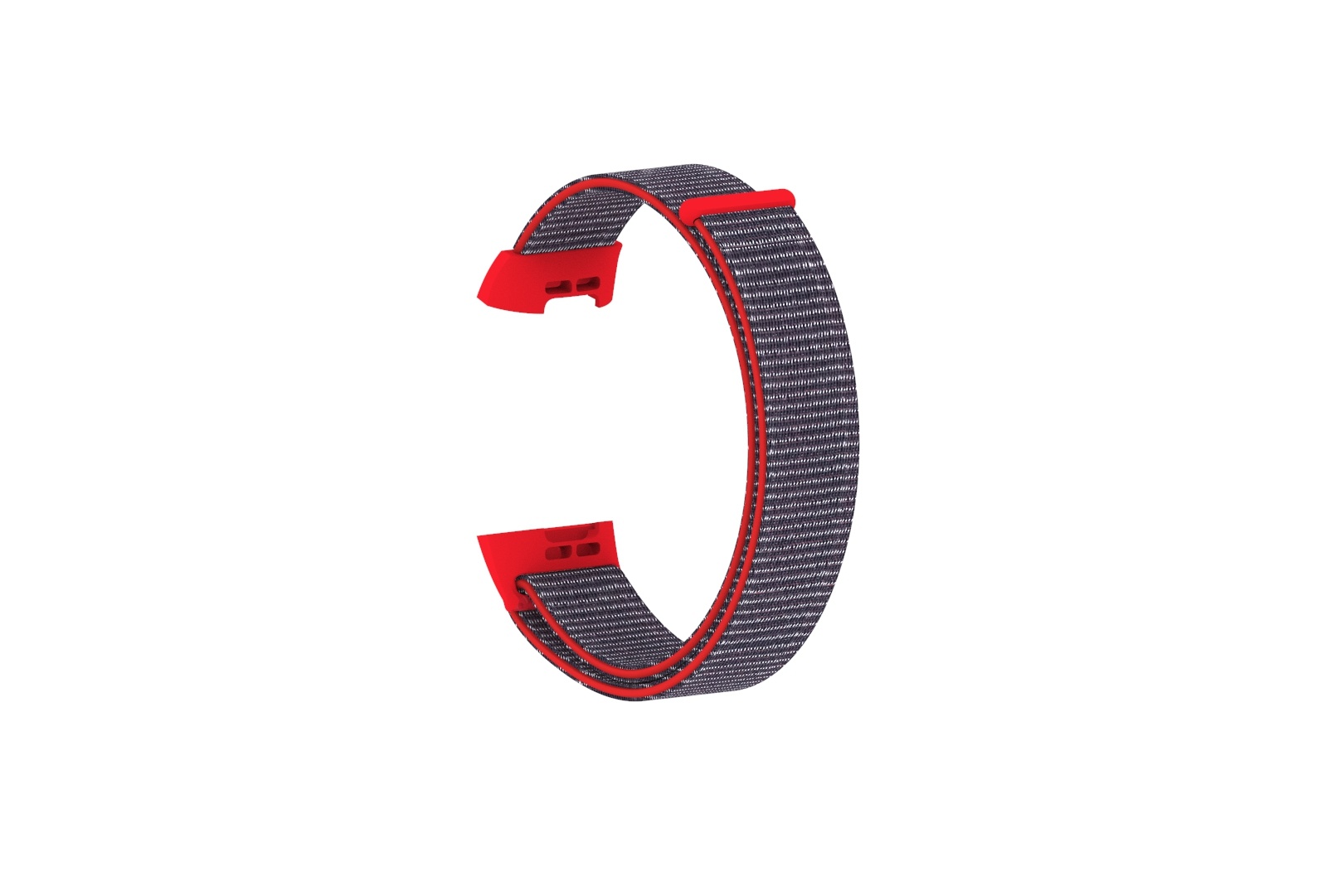 Bracelet boucle sport en nylon Fitbit Charge 3 & 4 - rose vif
