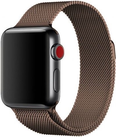 Bracelet milanais Apple Watch - marron