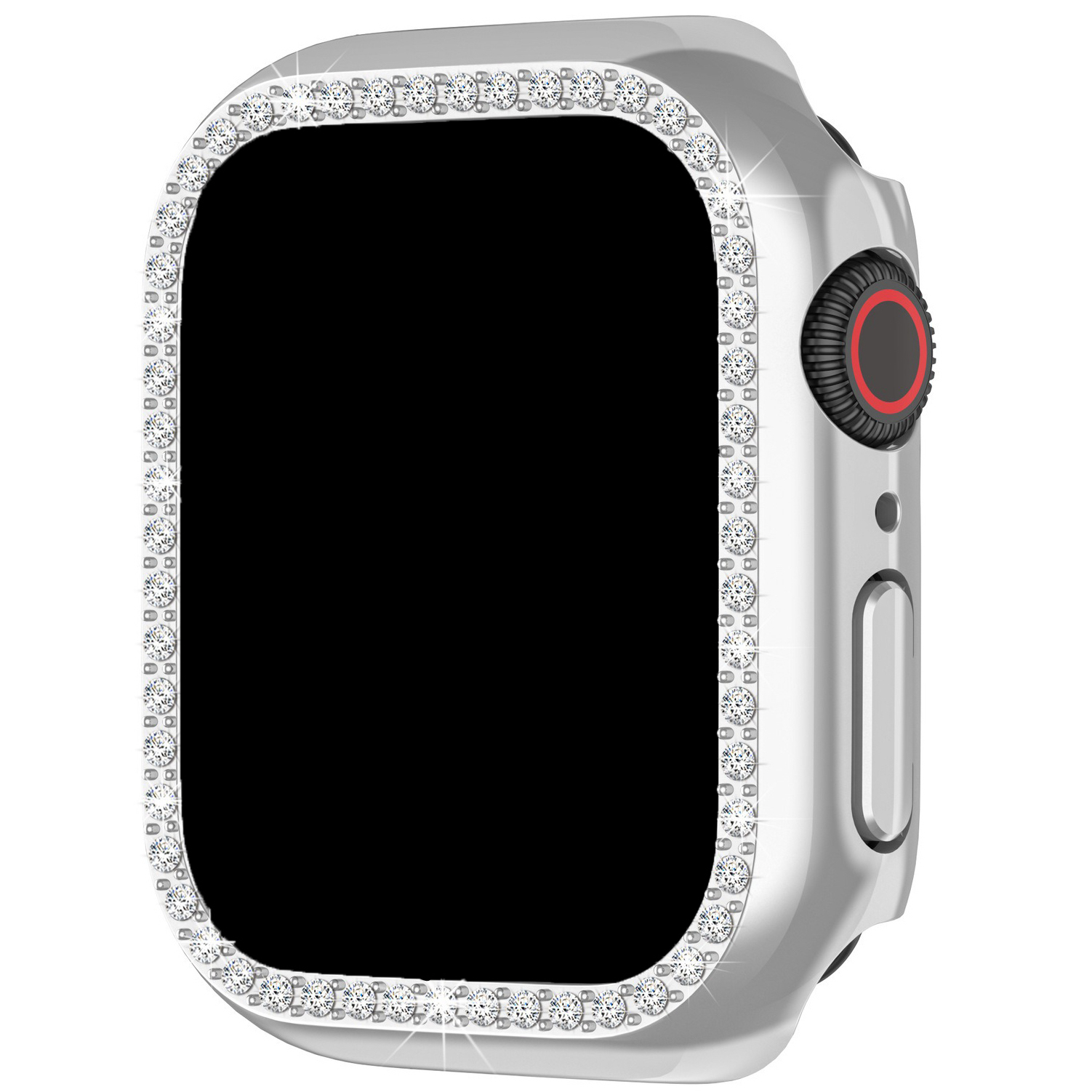 Étui diamant Apple Watch - argent