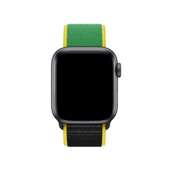 Bracelet boucle sport en nylon Apple Watch - Jamaïque