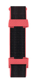 Bracelet boucle sport en nylon Fitbit Charge 3 & 4 - rose noir