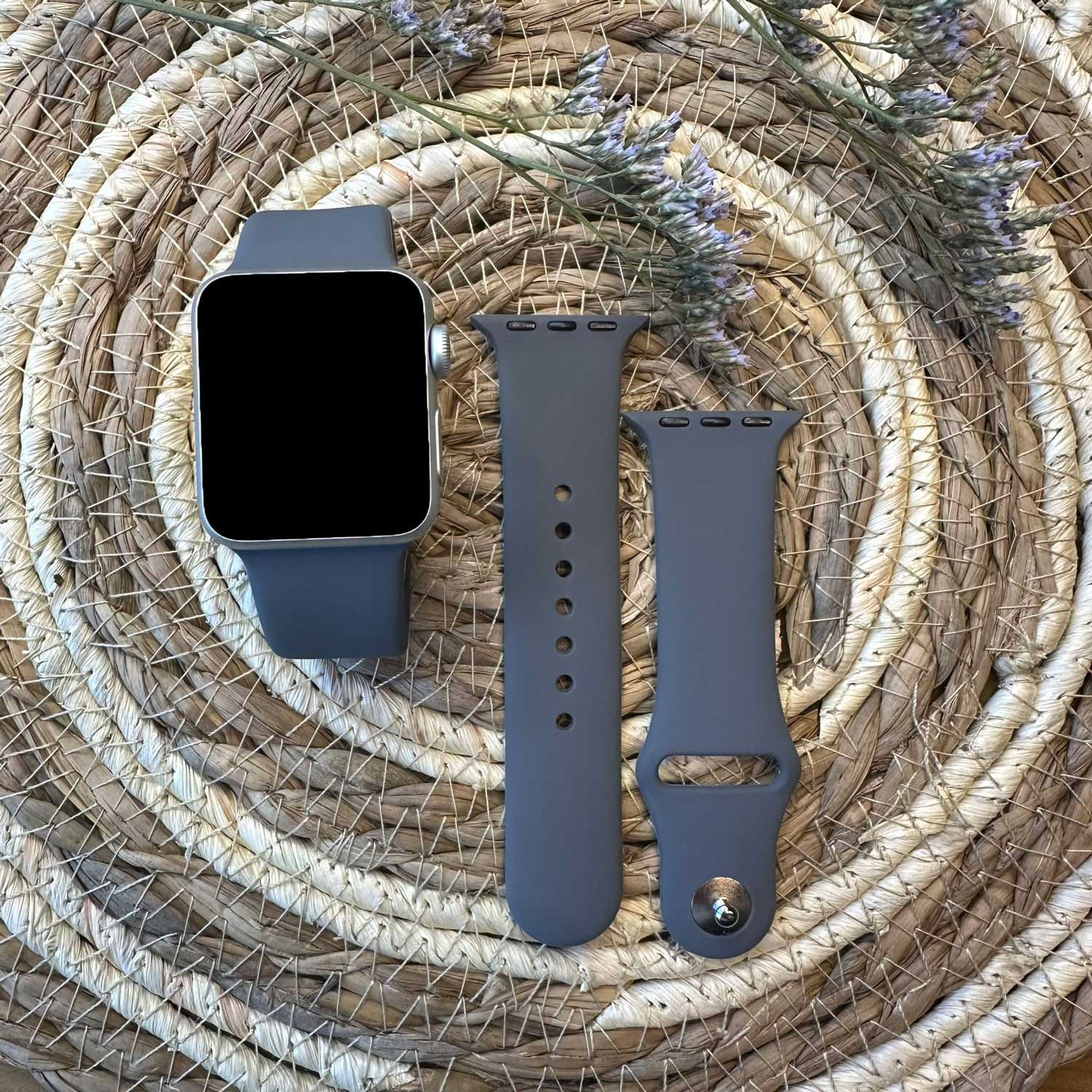 Bracelet sport Apple Watch - gris minéral