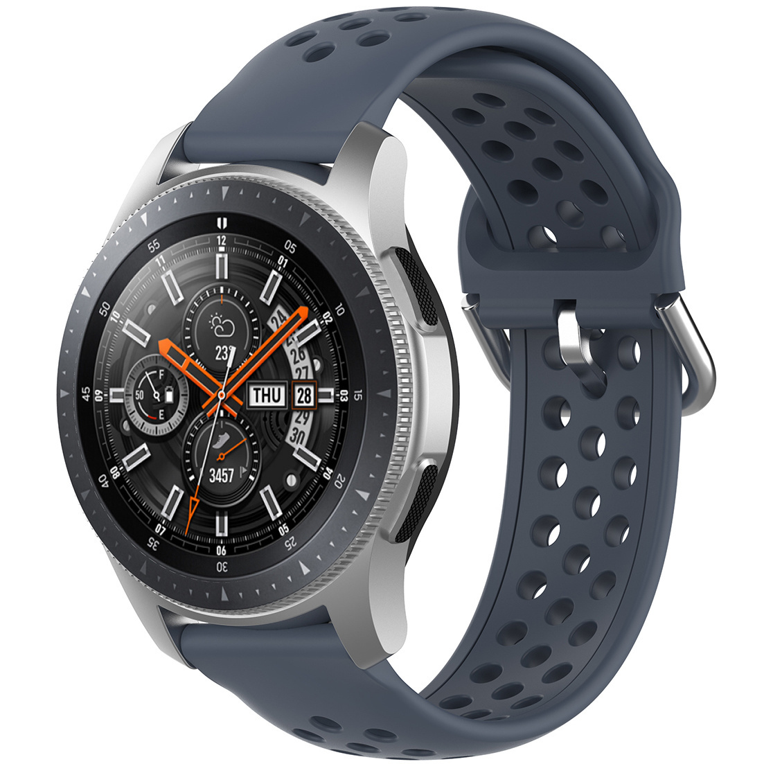 Bracelet double boucle sport de la Samsung Galaxy Watch - gris