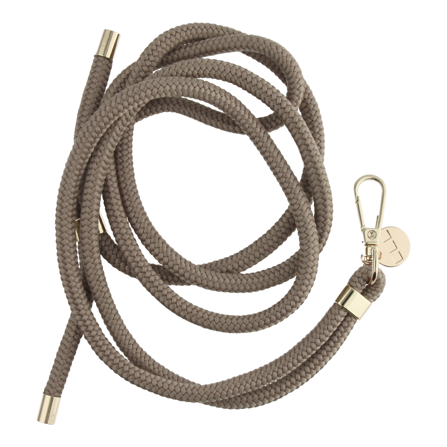 Cordon téléphone Longa - beige - doré